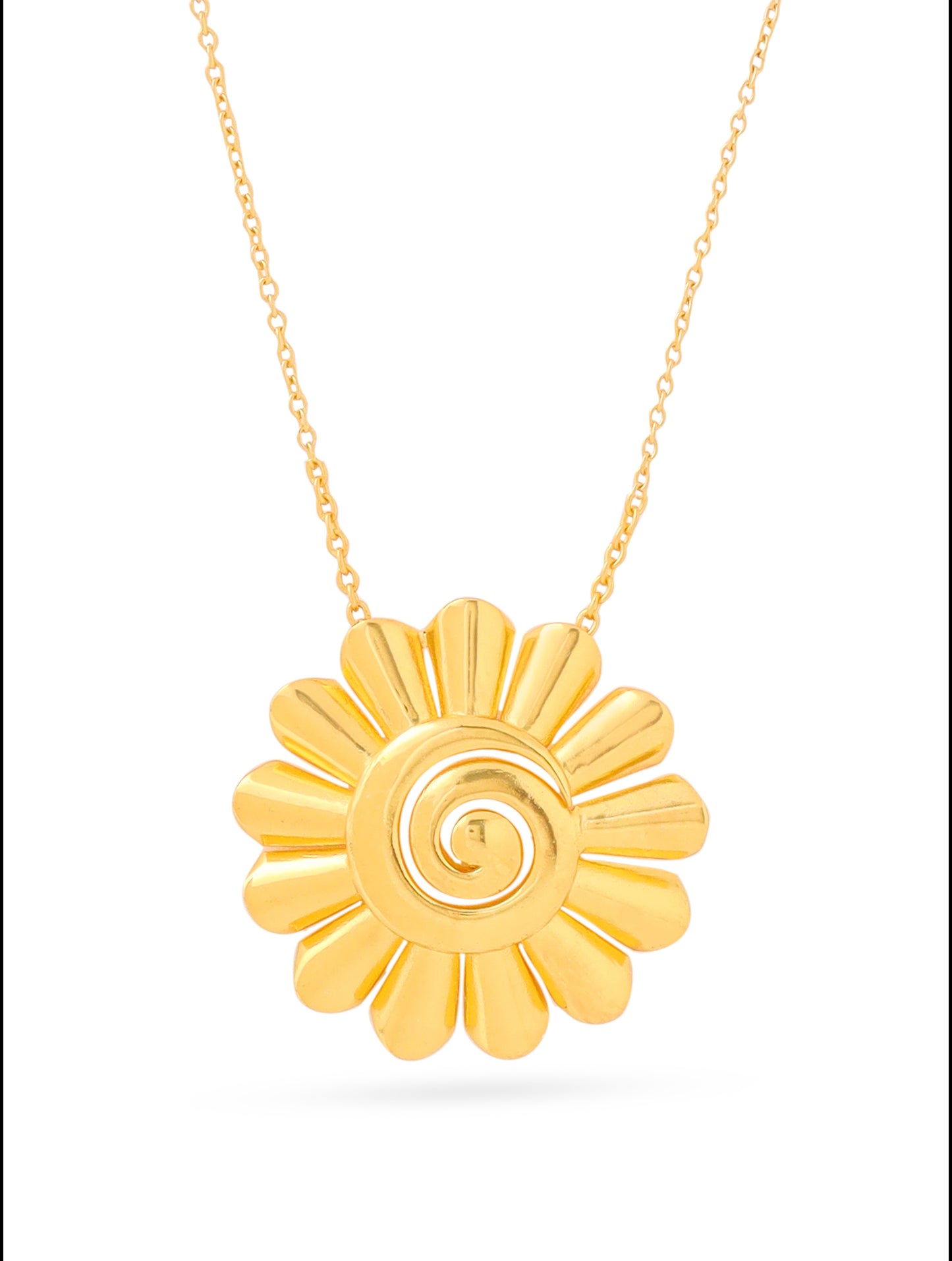 Lumina 24K Gold Plated Blossom 925 Sterling Silver Pendant For Women