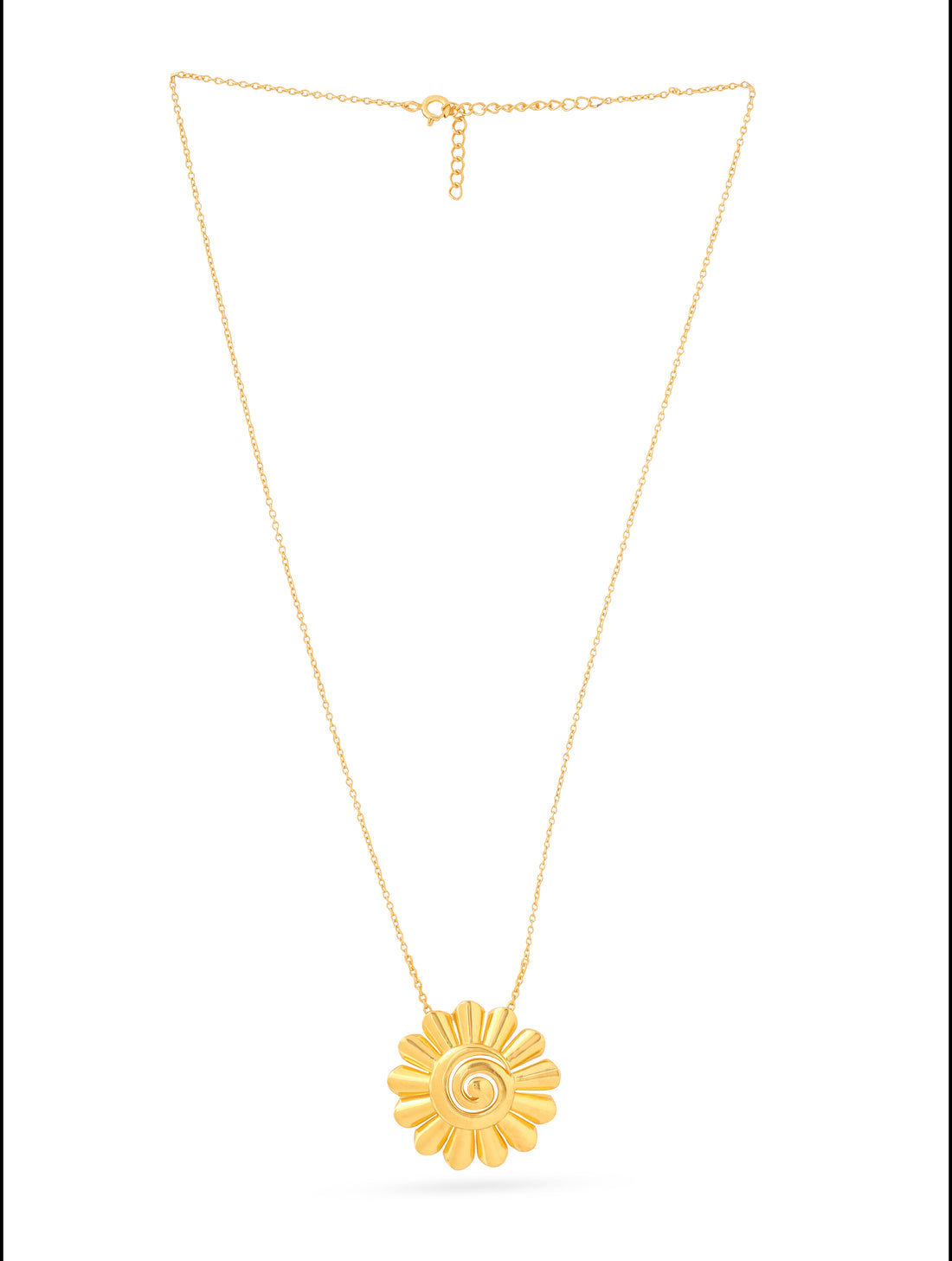 Lumina 24K Gold Plated Blossom 925 Sterling Silver Pendant For Women