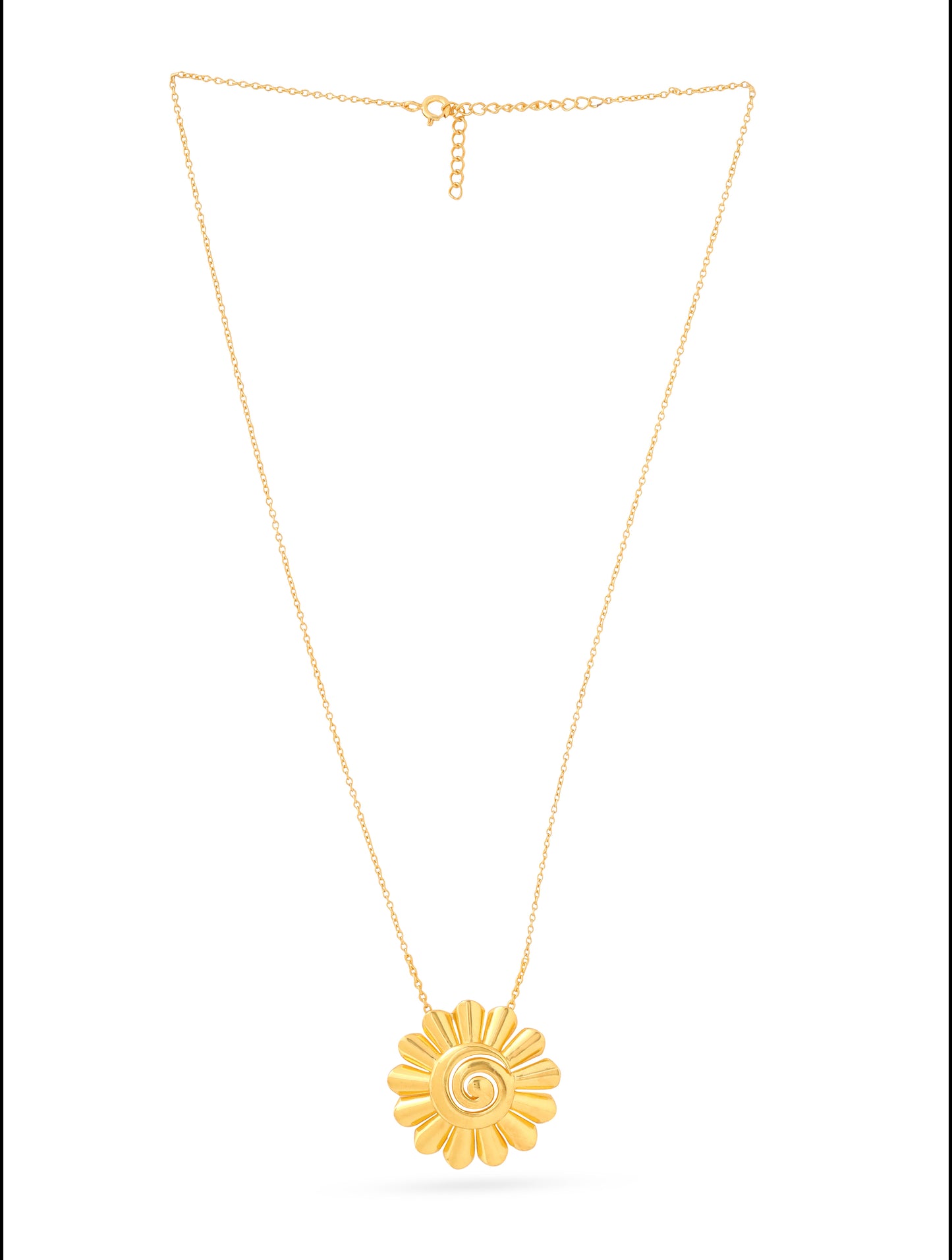 Lumina 24K Gold Plated Blossom 925 Sterling Silver Pendant For Women