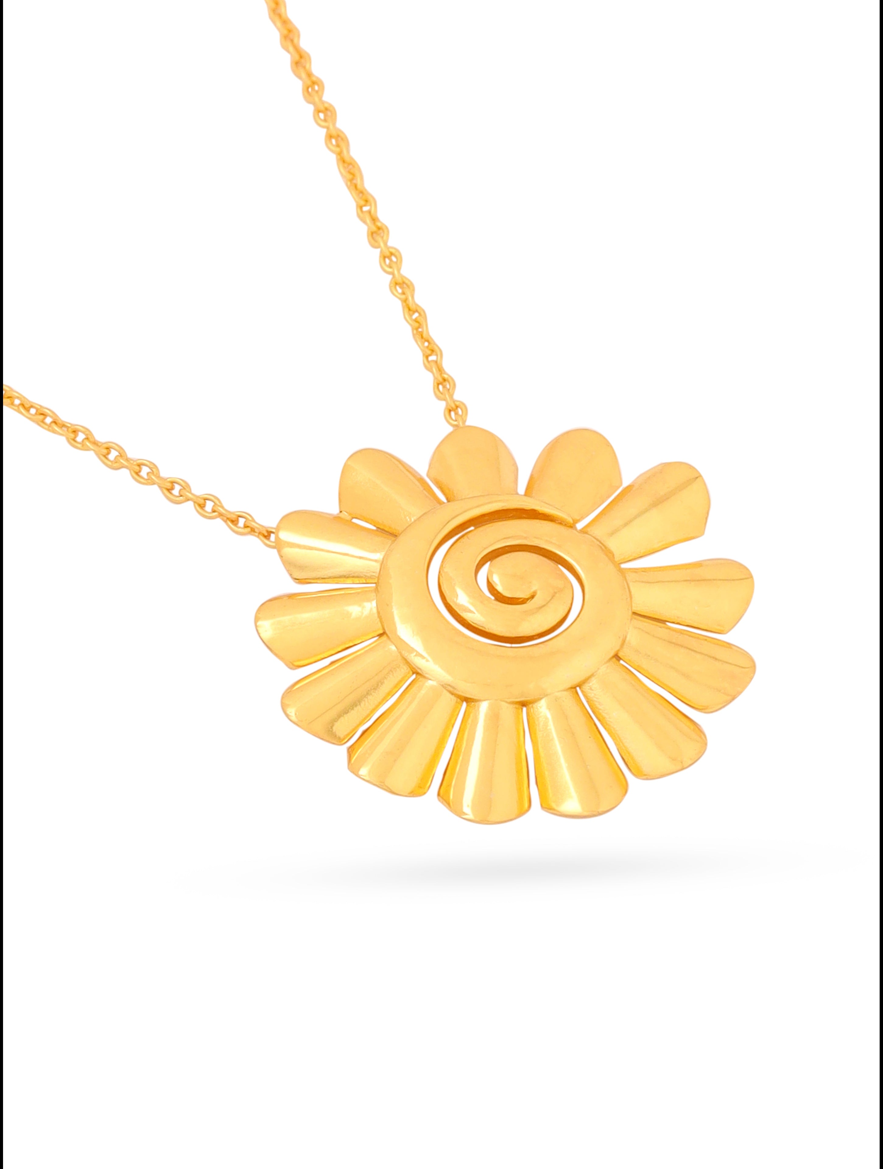Lumina 24K Gold Plated Blossom 925 Sterling Silver Pendant For Women