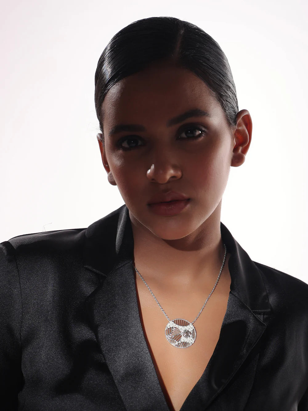 Lumina 925 Silver Geometrical Style 925 Sterling Silver Pendant For Women