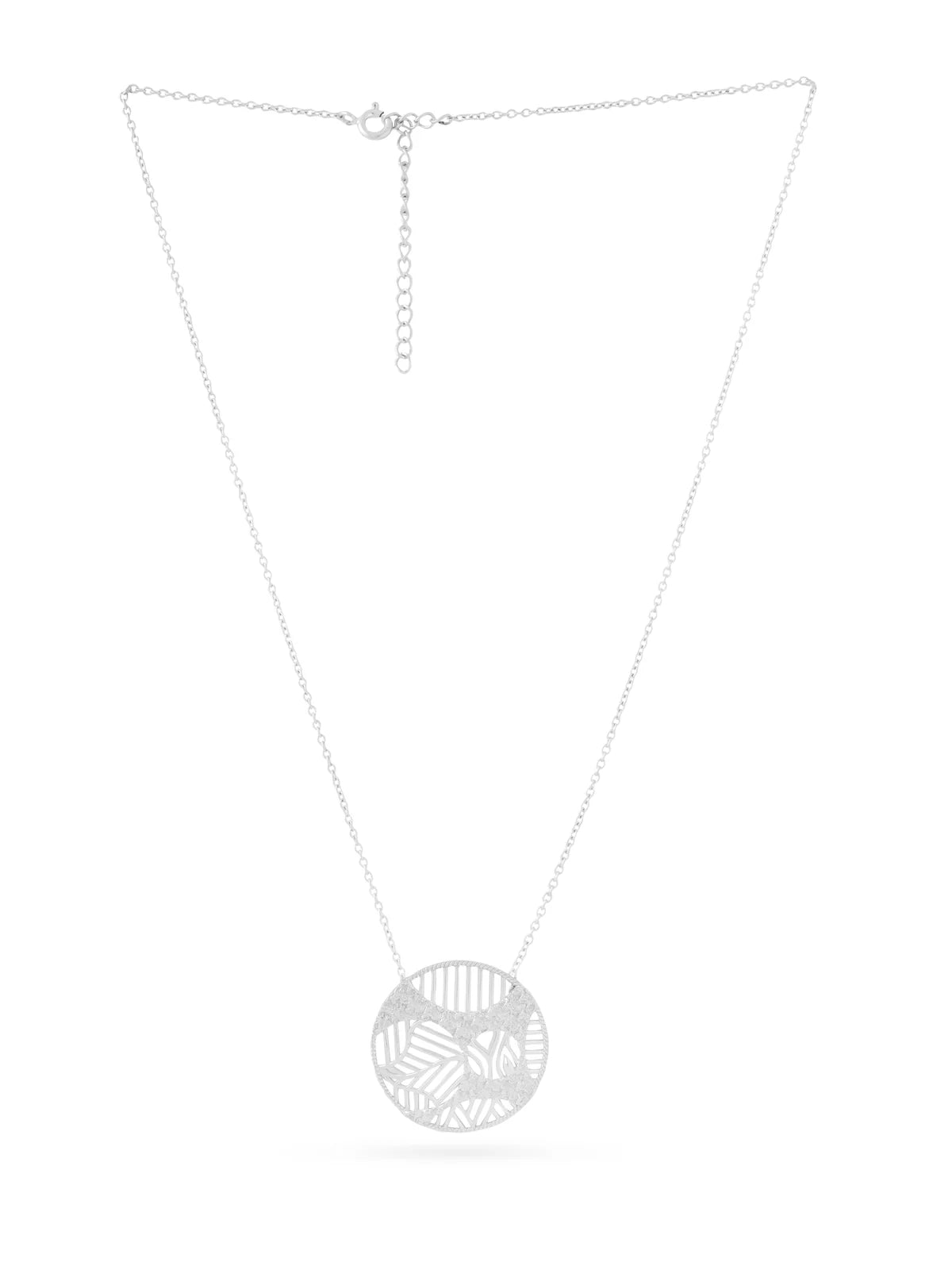 Lumina 925 Silver Geometrical Style 925 Sterling Silver Pendant For Women