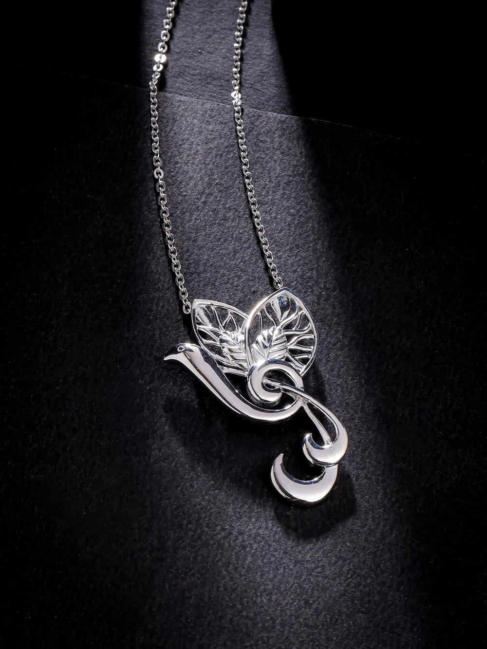 Lumina 24K Gold Plated Musical Signs 925 Sterling Silver Pendant For Women