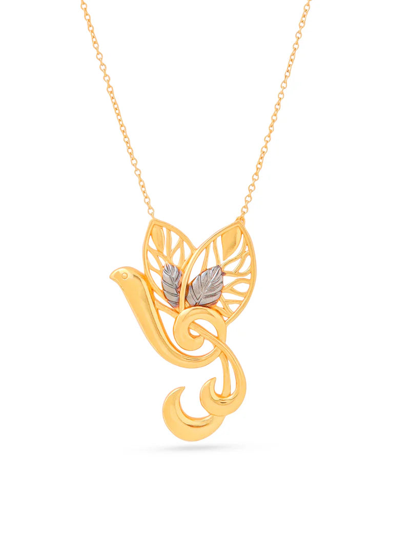 Lumina 24K Gold Plated Musical Signs 925 Sterling Silver Pendant For Women