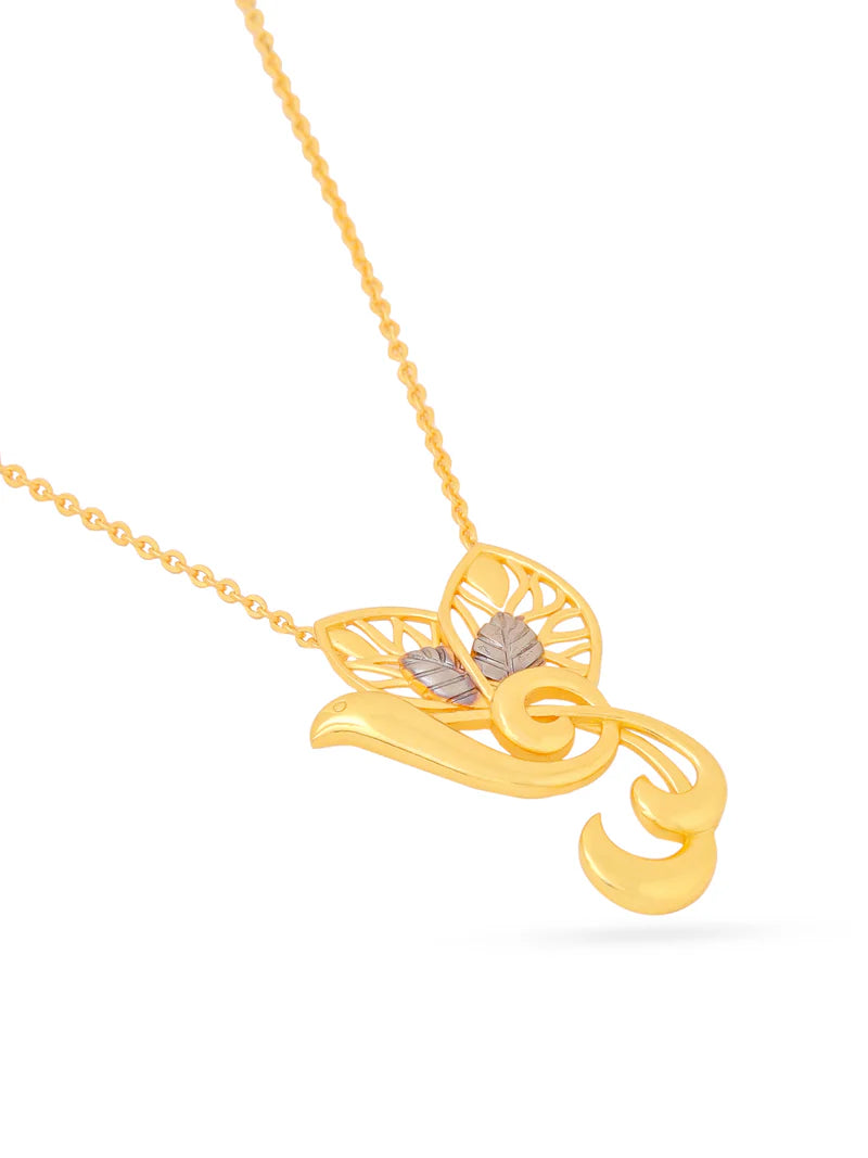 Lumina 24K Gold Plated Musical Signs 925 Sterling Silver Pendant For Women