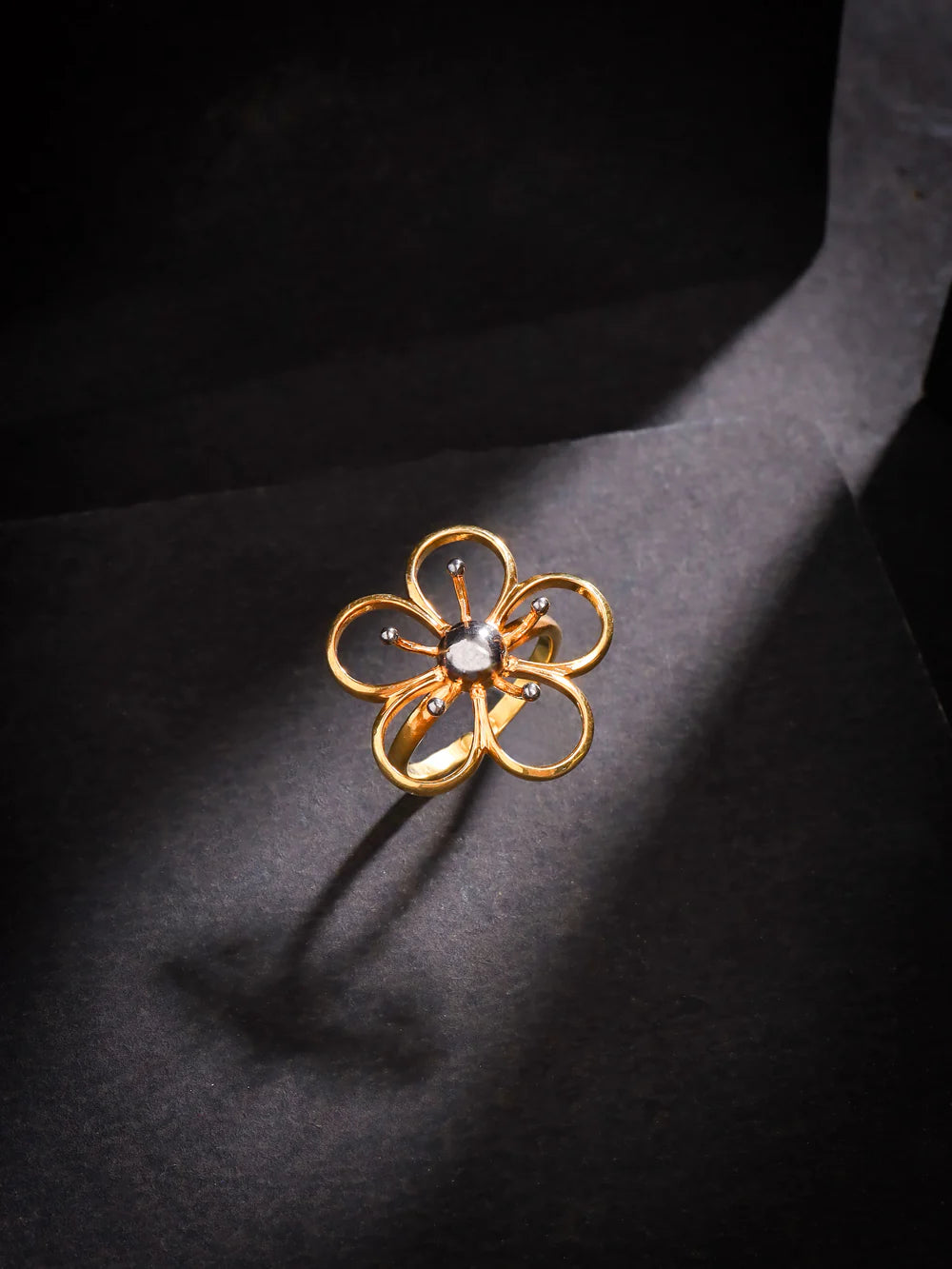 24K Gold Plated Duel-Plated Lumina Collection Ring