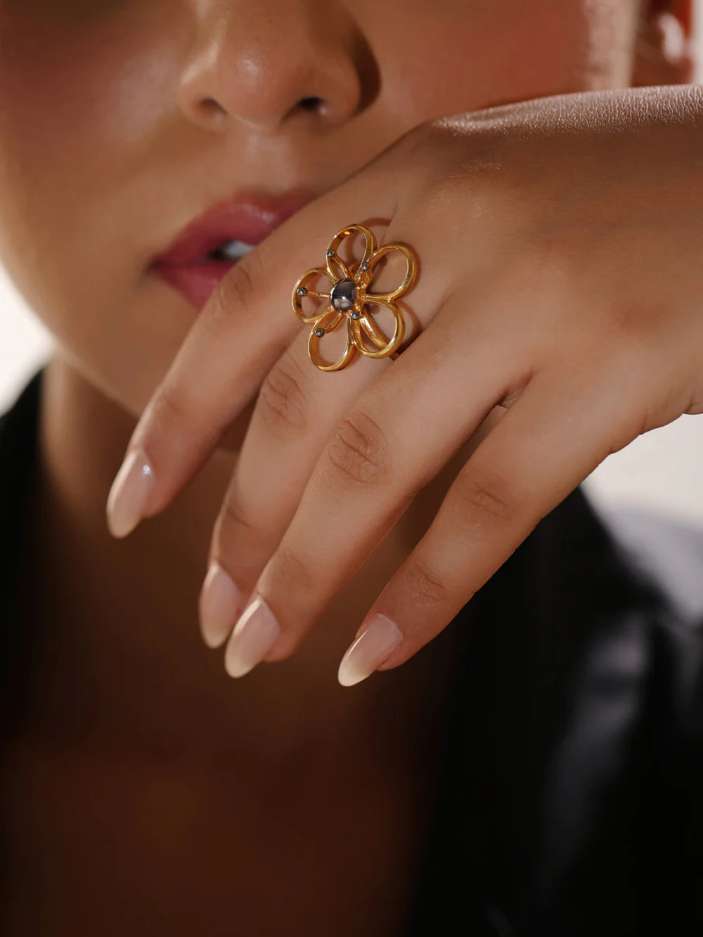 24K Gold Plated Duel-Plated Lumina Collection Ring