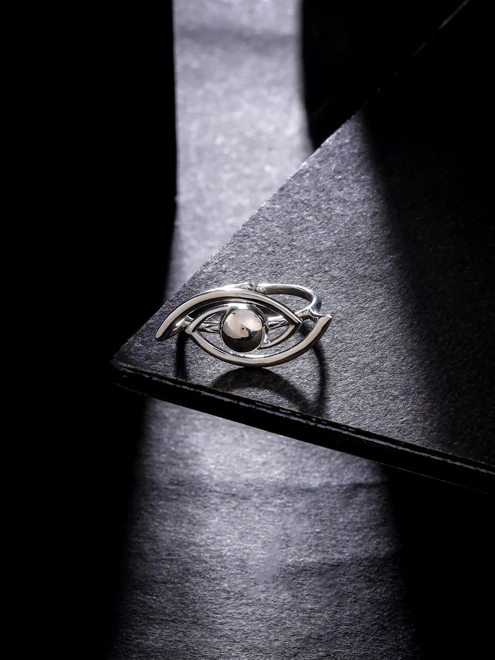 24K Gold Plated Evil Eye Lumina Collection Ring