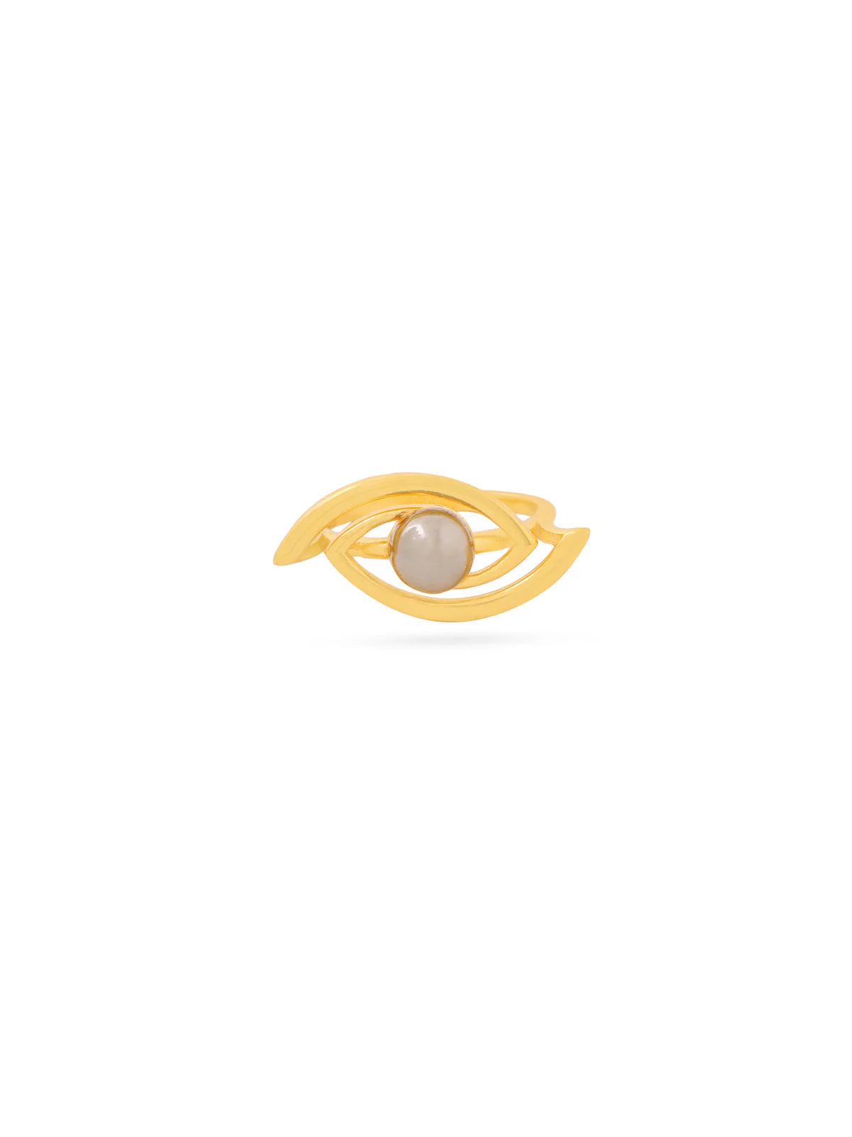 24K Gold Plated Evil Eye Lumina Collection Ring