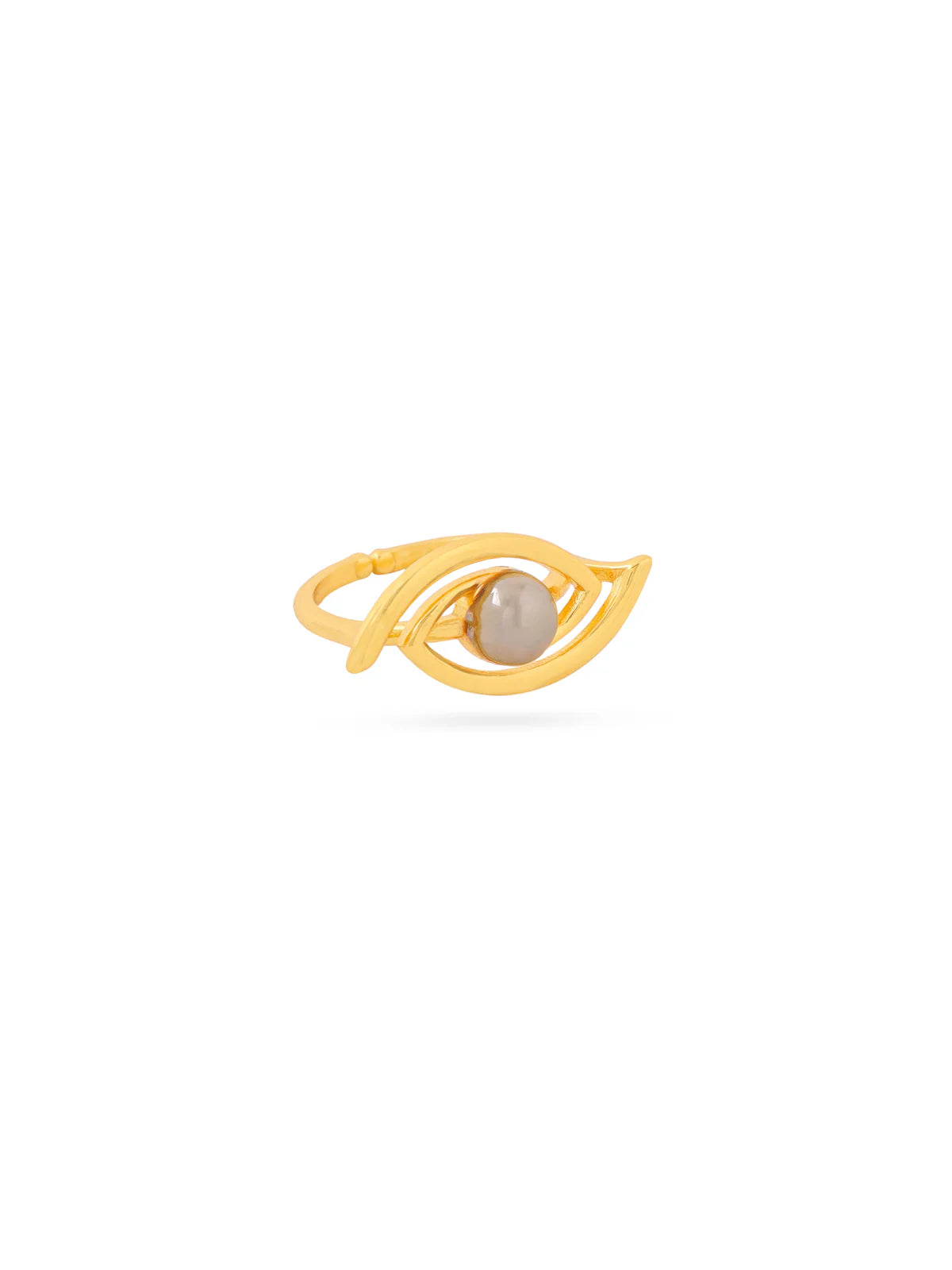 24K Gold Plated Evil Eye Lumina Collection Ring