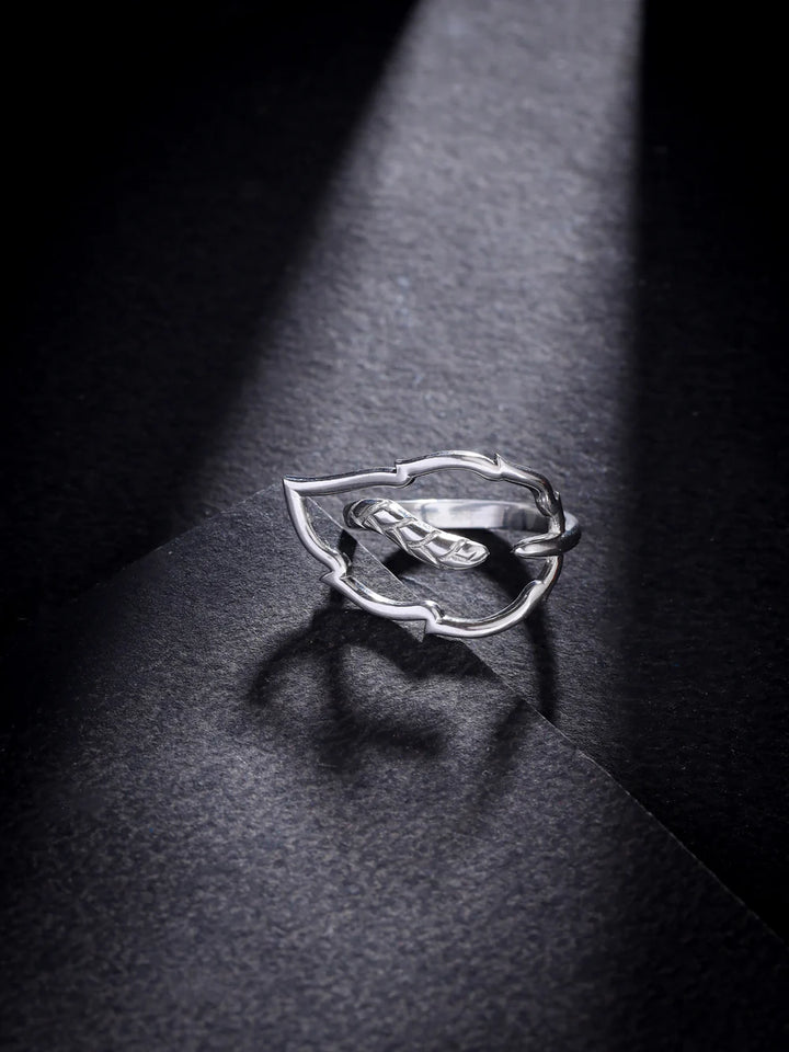 Rhodium Modern Style Lumina 925 Sterling Silver Ring For Women