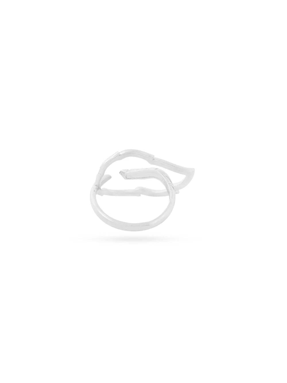 Rhodium Modern Style Lumina 925 Sterling Silver Ring For Women