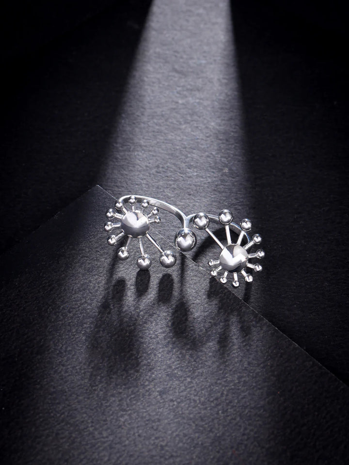 Rhodium Natural Lumina 925 Sterling Silver Ring For Women