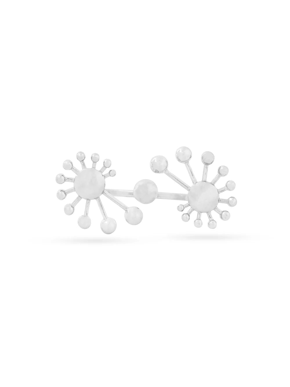 Rhodium Natural Lumina 925 Sterling Silver Ring For Women