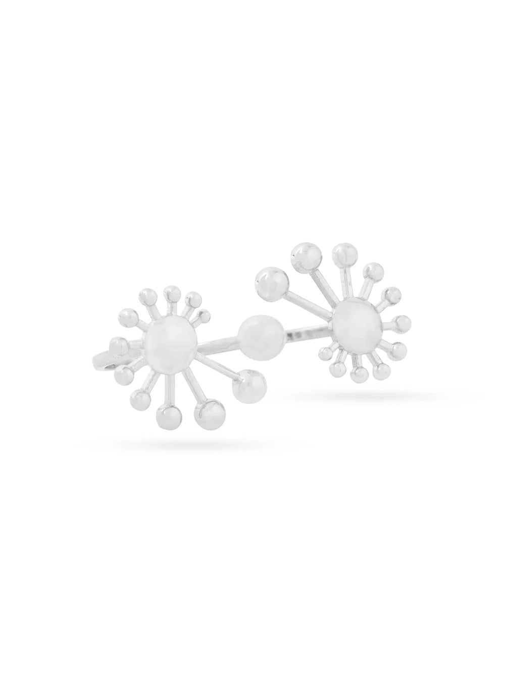 Rhodium Natural Lumina 925 Sterling Silver Ring For Women