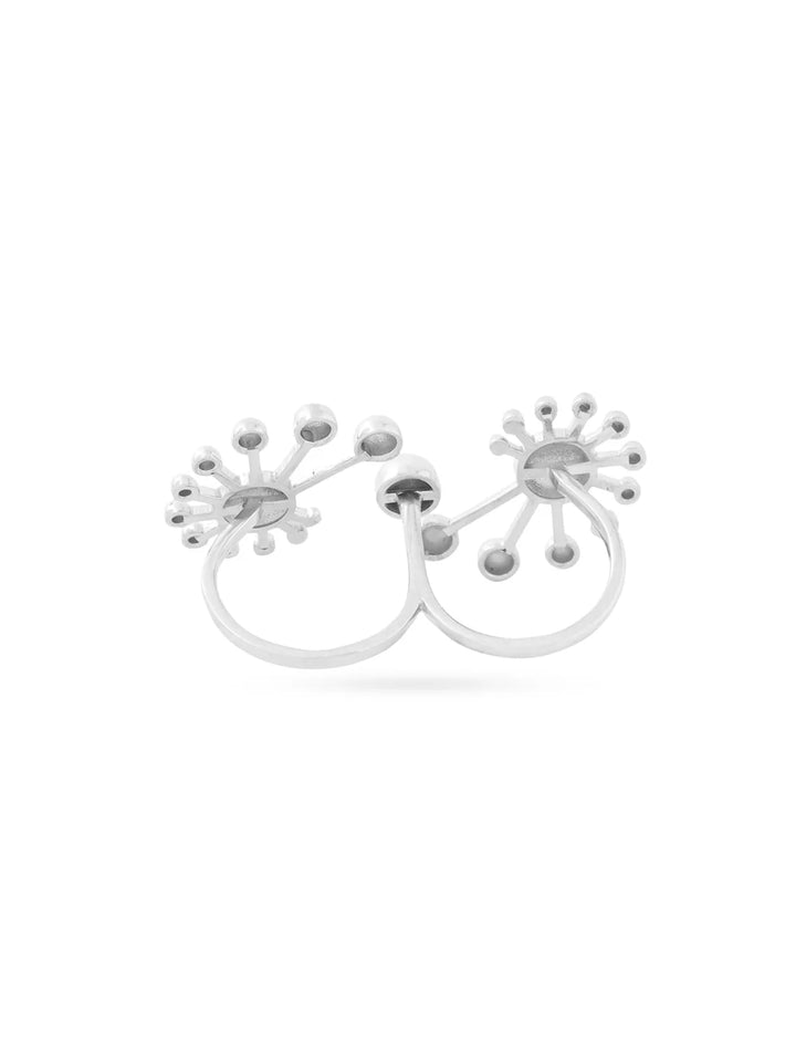 Rhodium Natural Lumina 925 Sterling Silver Ring For Women