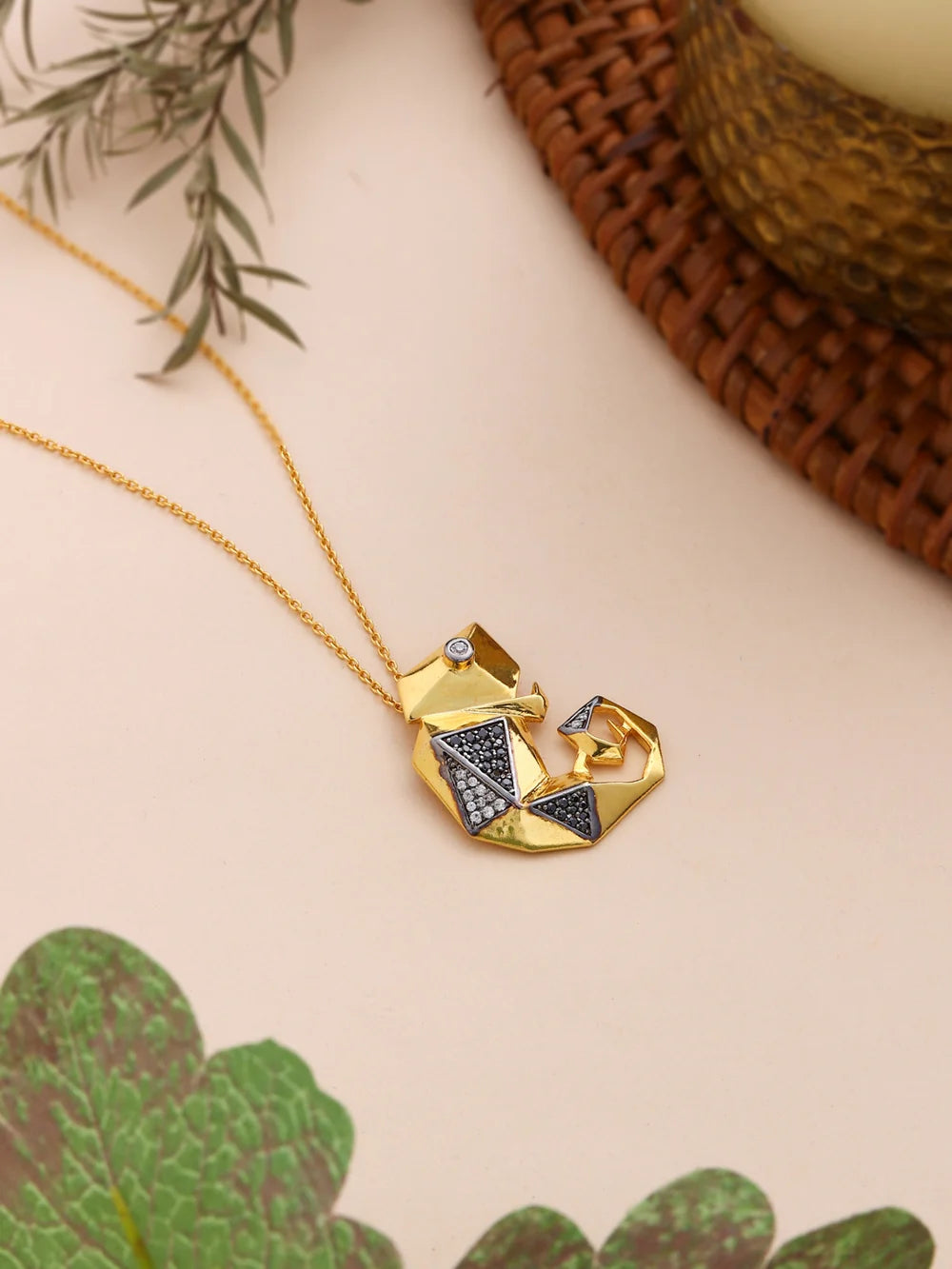 Camoflaging Chameleon Pendant