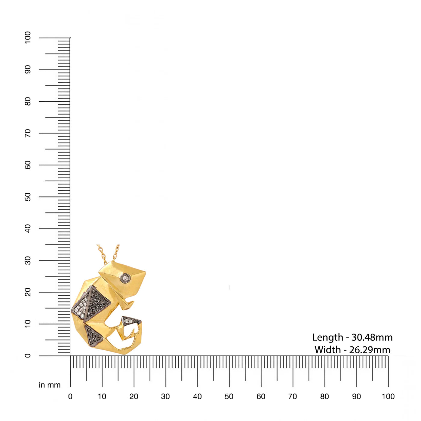 Camoflaging Chameleon Pendant