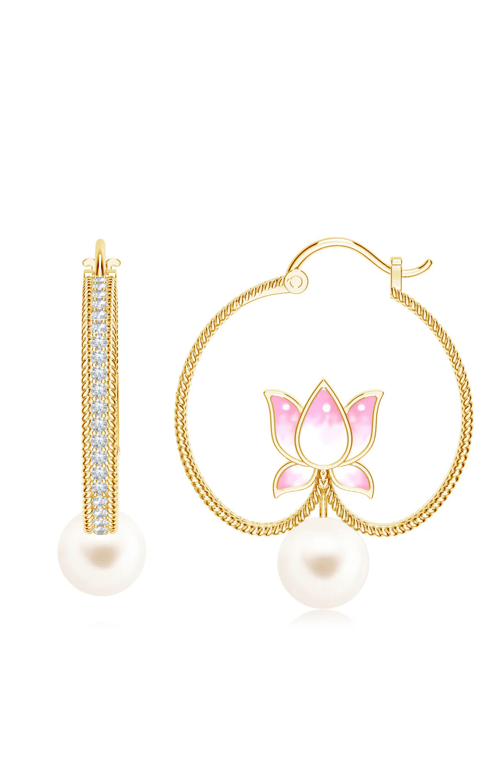 Moissanite Exquisite Mangalayam 925 Sterling Silver Earrings For Women