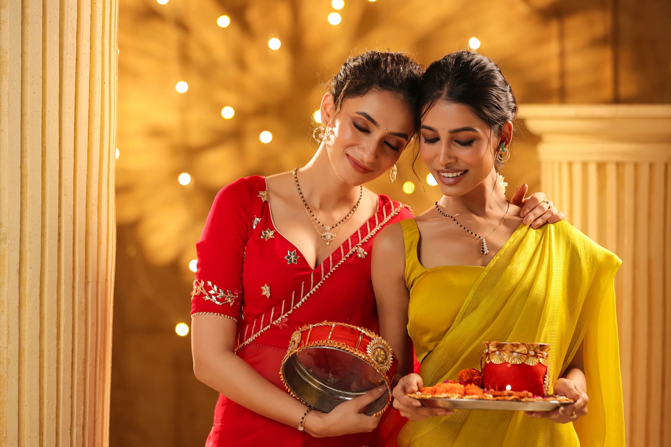 Black Beads Mangalsutra 925 Sterling Silver Pendant For Women