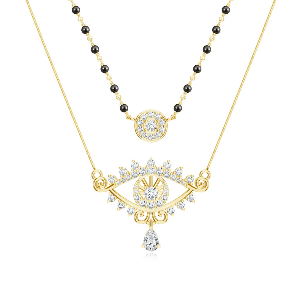 Moissanite Celestial Black Bead Pendant 925 Sterling Silver Pendant For Women