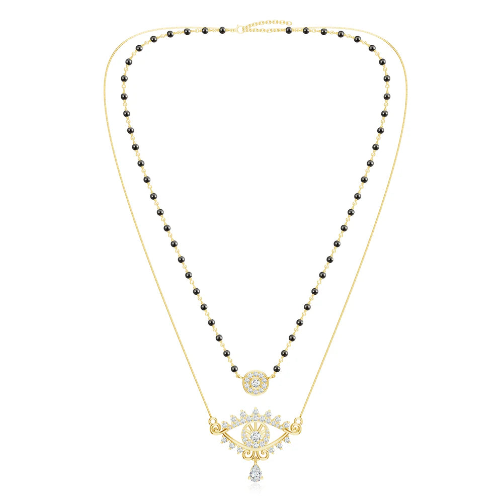 Moissanite Celestial Black Bead Pendant 925 Sterling Silver Pendant For Women