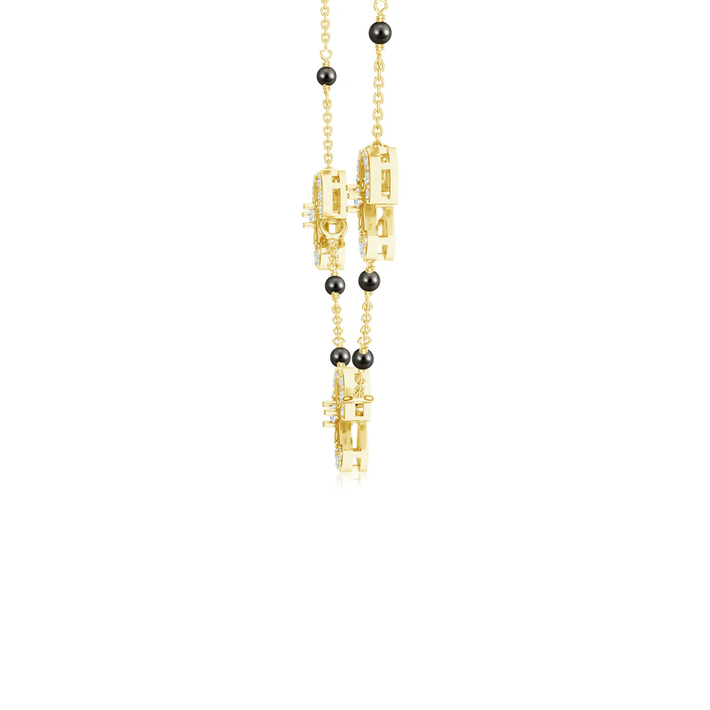 Moissanite Minimalist Clover 925 Sterling Silver Pendant For Women