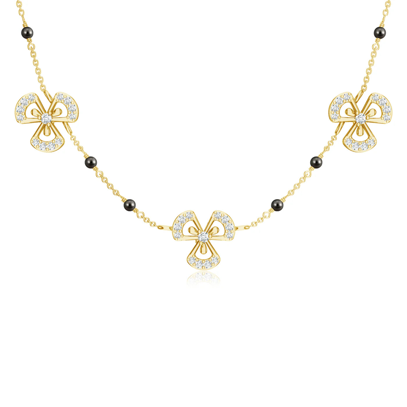 Moissanite Minimalist Clover 925 Sterling Silver Pendant For Women