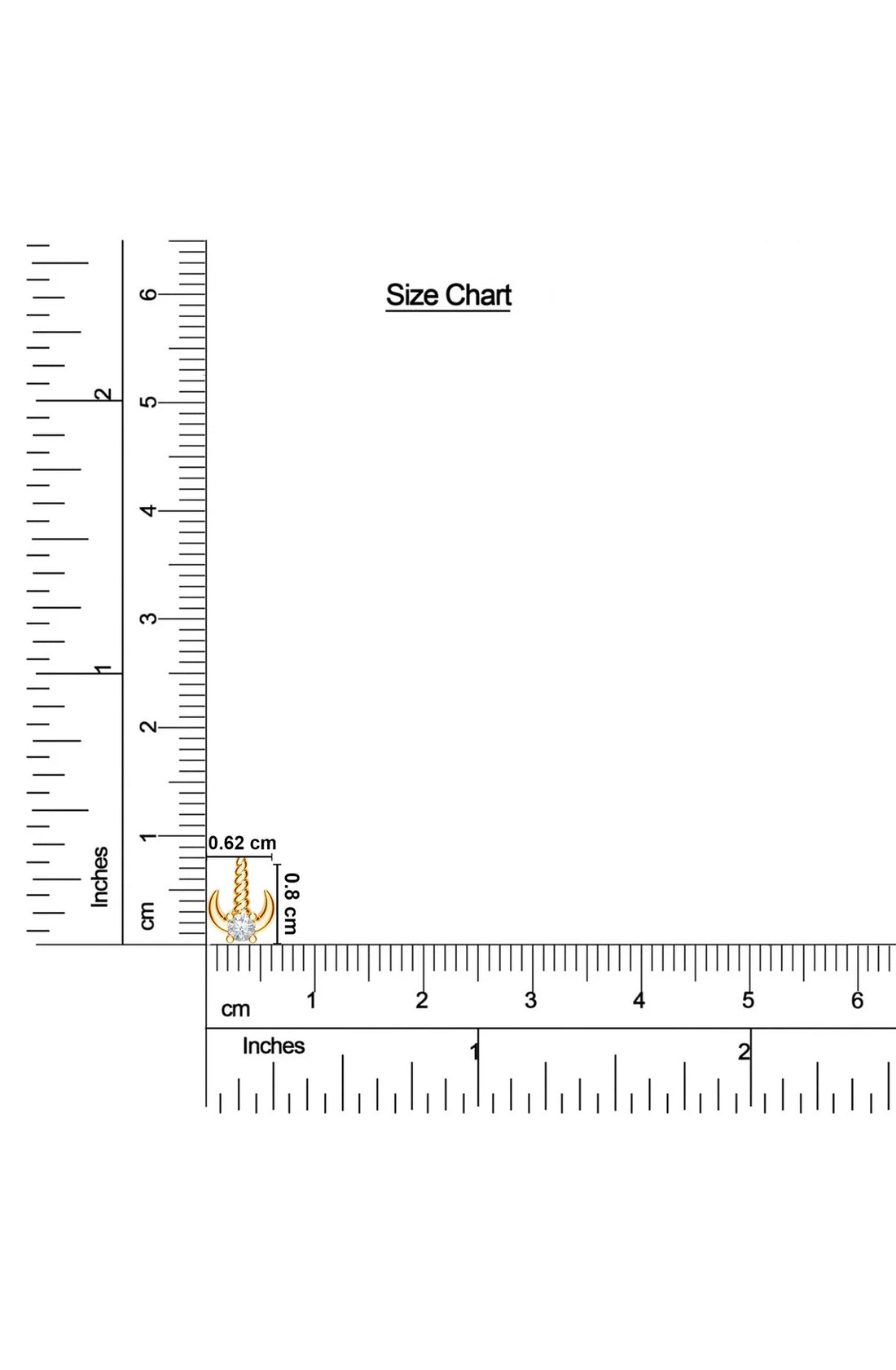 Moissanite Delicate for Mangalayam 925 Sterling Silver Nose Pin For Women