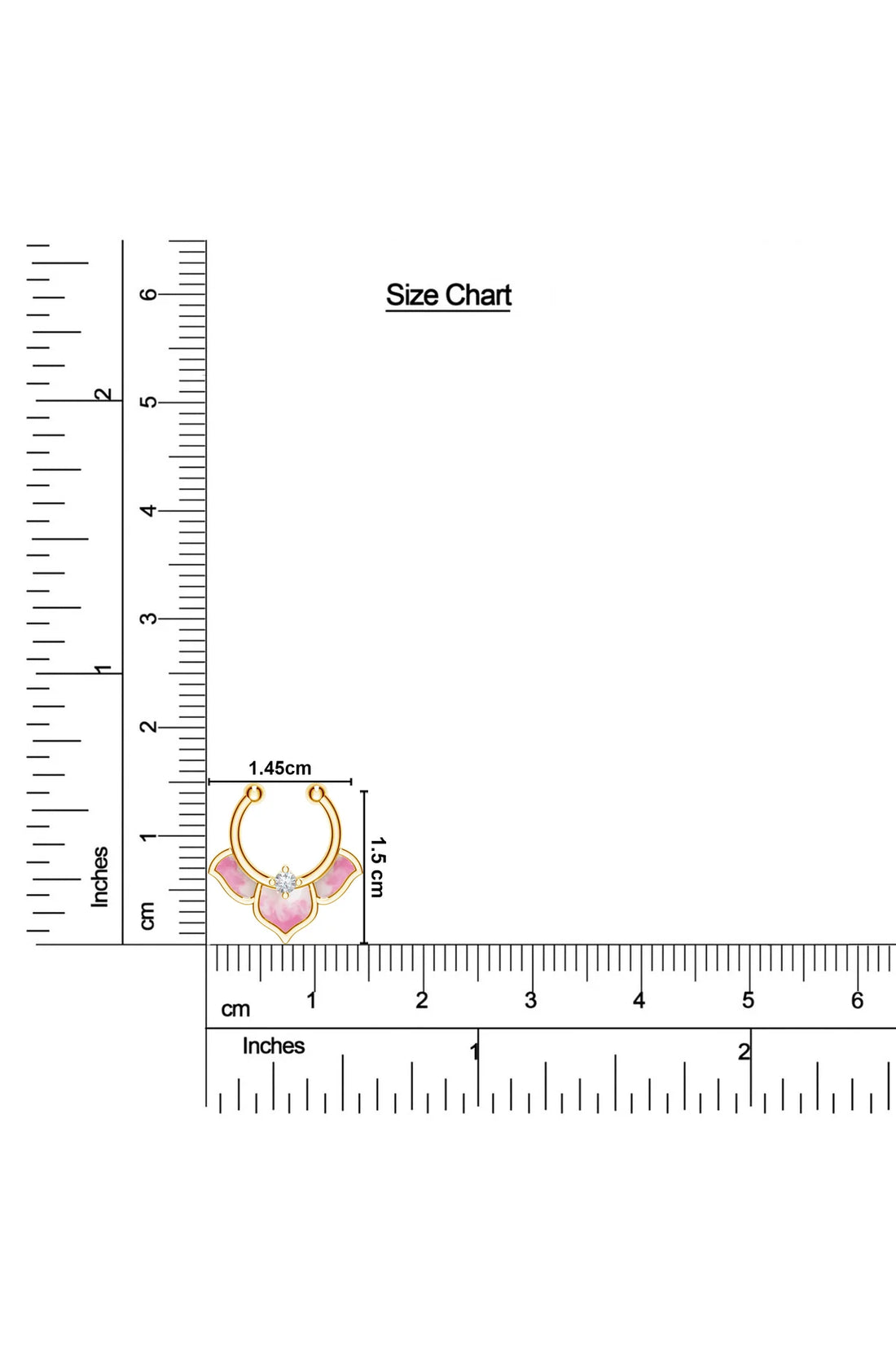 Moissanite Elegant Mangalayam 925 Sterling Silver Nose Pin For Women