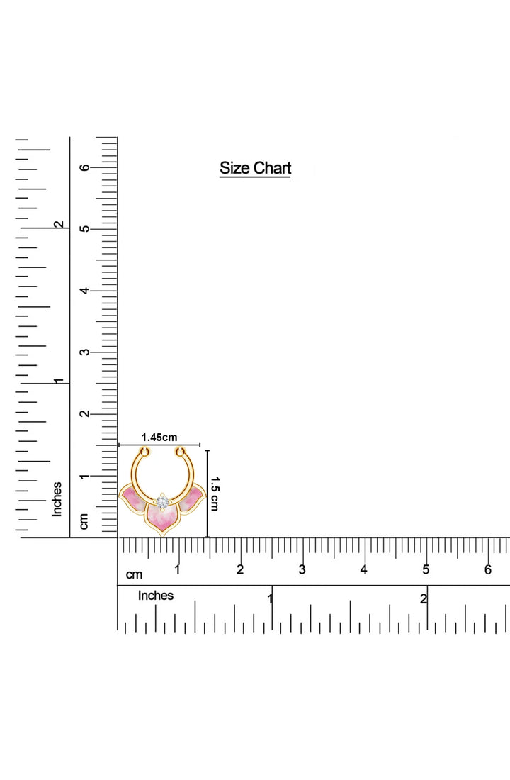 Moissanite Elegant Mangalayam 925 Sterling Silver Nose Pin For Women