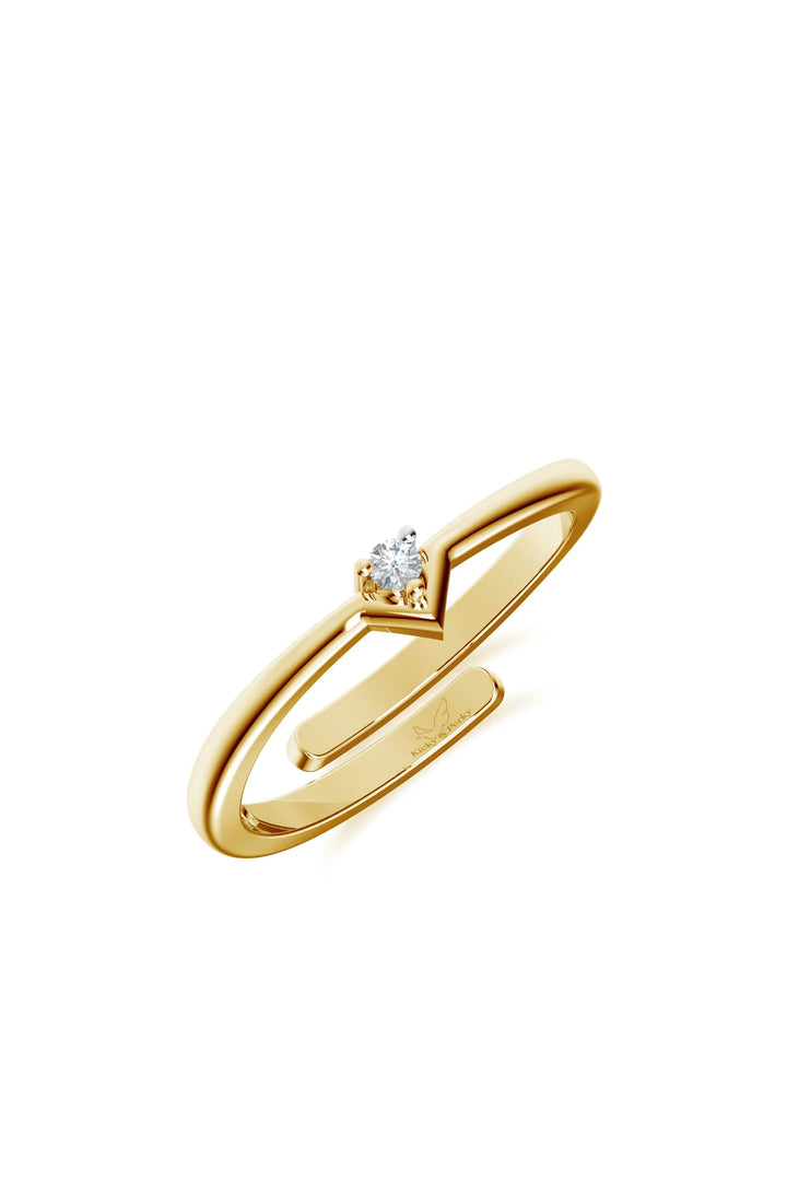 Moissanite Contemporary Mangalayam 925 Sterling Silver Ring For Women