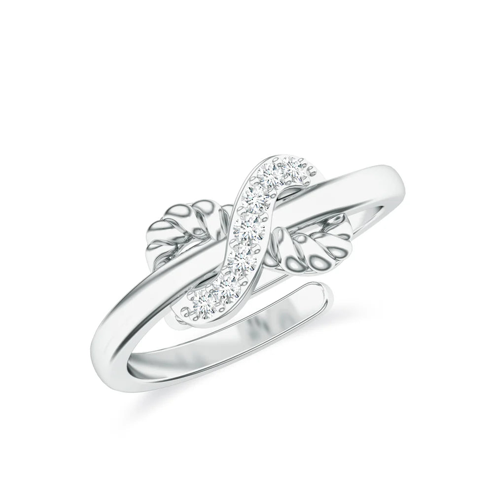 Moissanite Delicate Mangalayam 925 Sterling Silver Toe Ring For Women