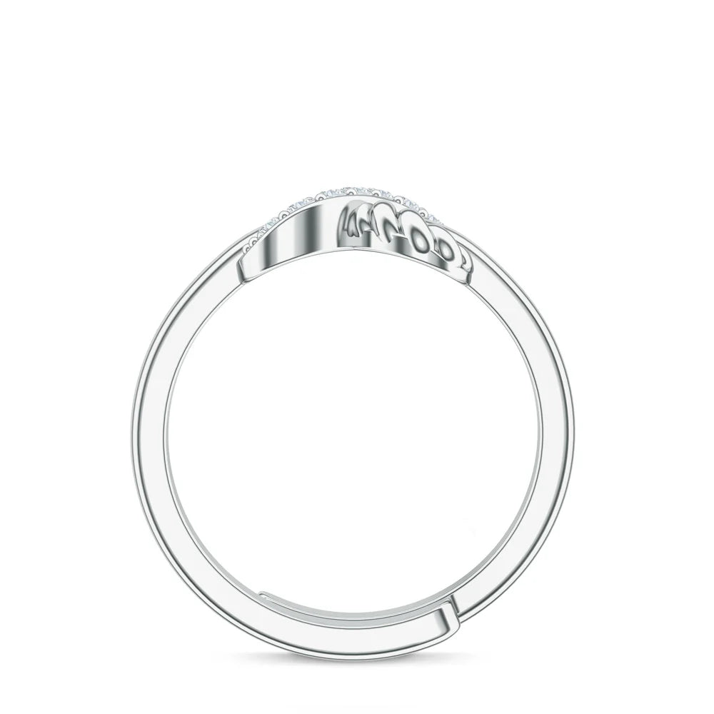 Moissanite Delicate Mangalayam 925 Sterling Silver Toe Ring For Women