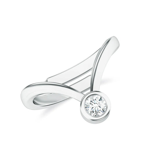 Moissanite Classic Mangalayam in Silver 925 Sterling Silver Toe Ring For Women