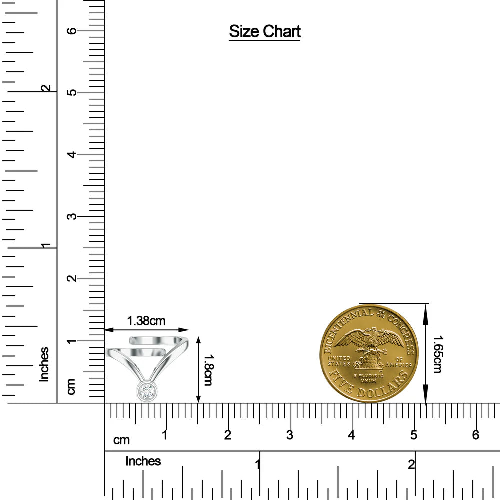 Moissanite Classic Mangalayam in Silver 925 Sterling Silver Toe Ring For Women