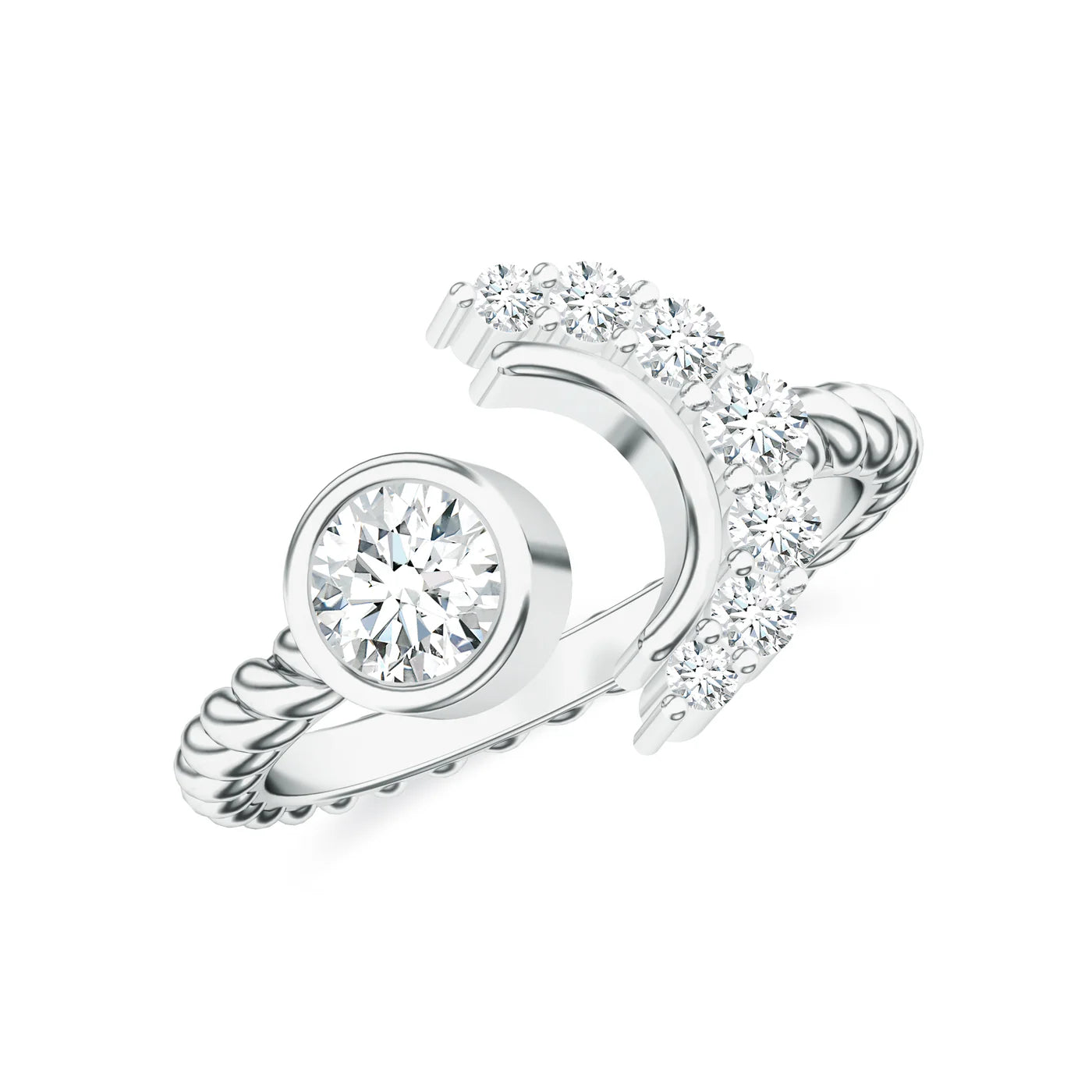 Moissanite Delicate for Mangalayam 925 Sterling Silver Toe Ring For Women