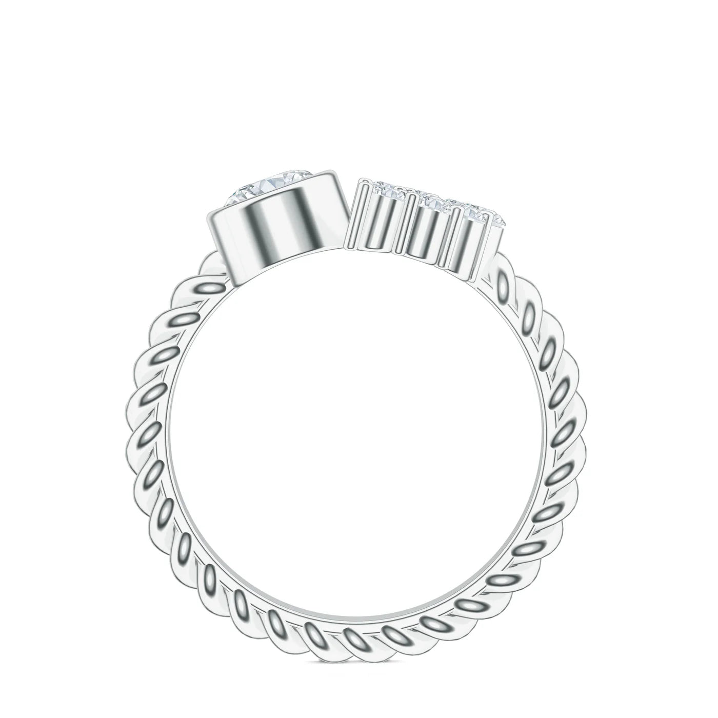 Moissanite Delicate for Mangalayam 925 Sterling Silver Toe Ring For Women