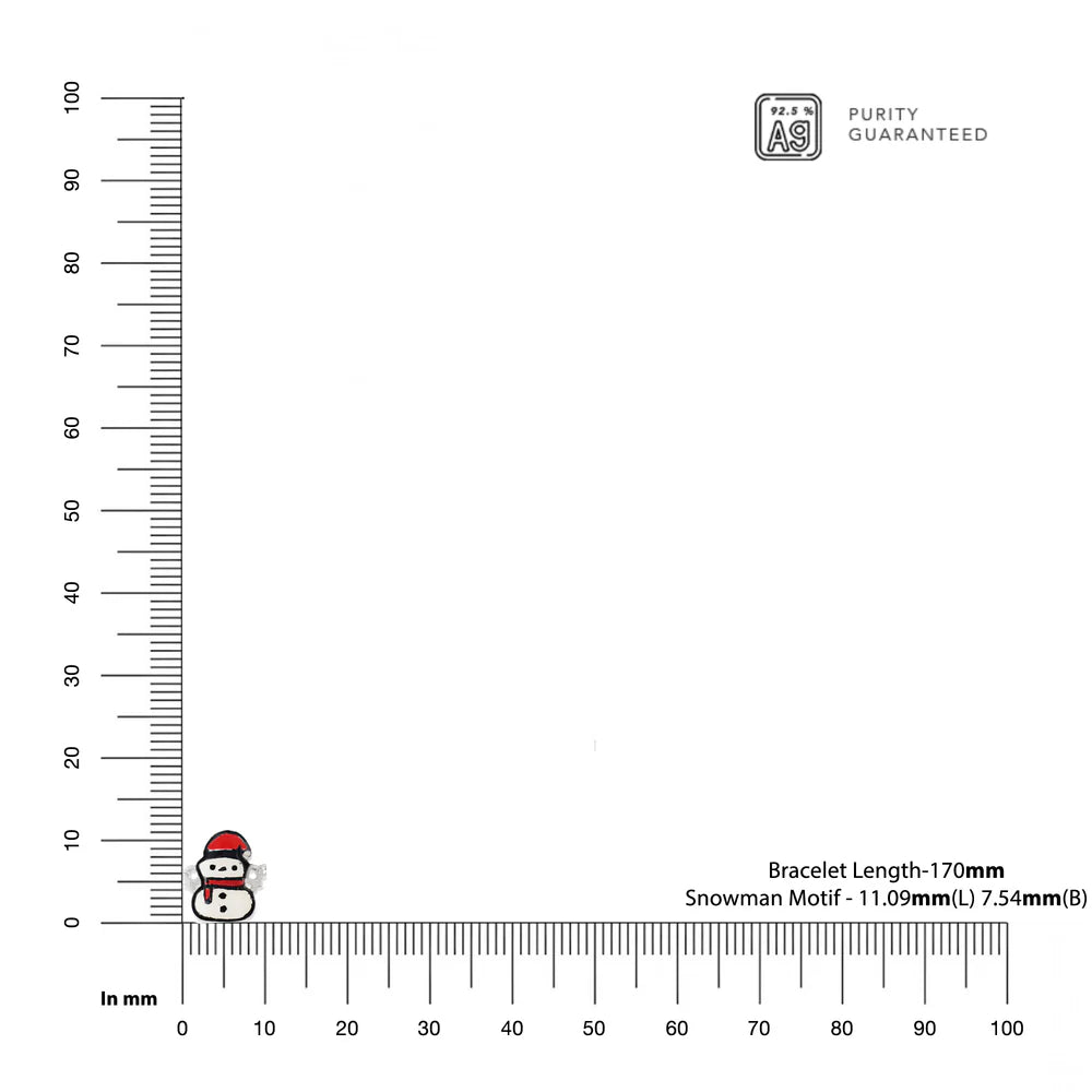 Kids Showman 925 Sterling Silver Bracelet For Kids