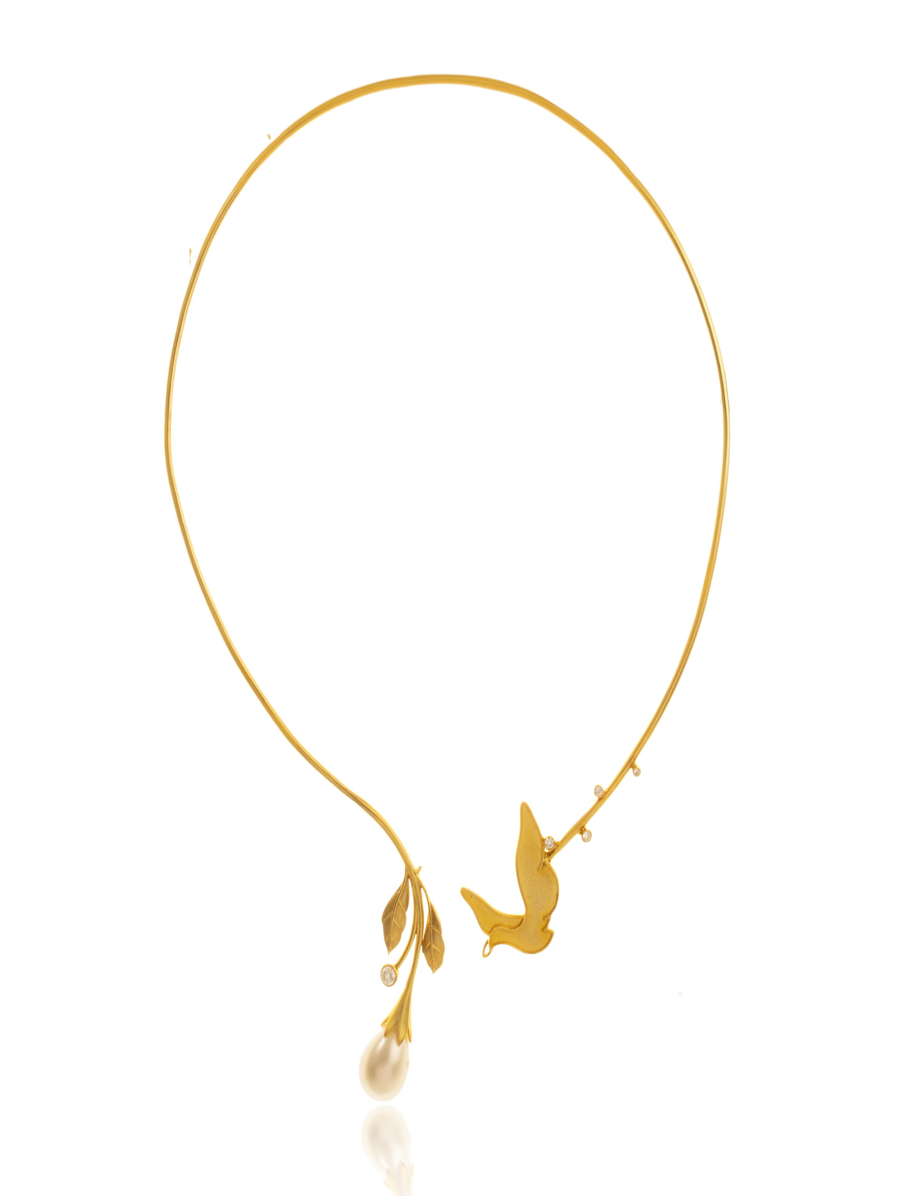 Teal Love 925 Sterling Silver Necklace in Real Rhodium For Women