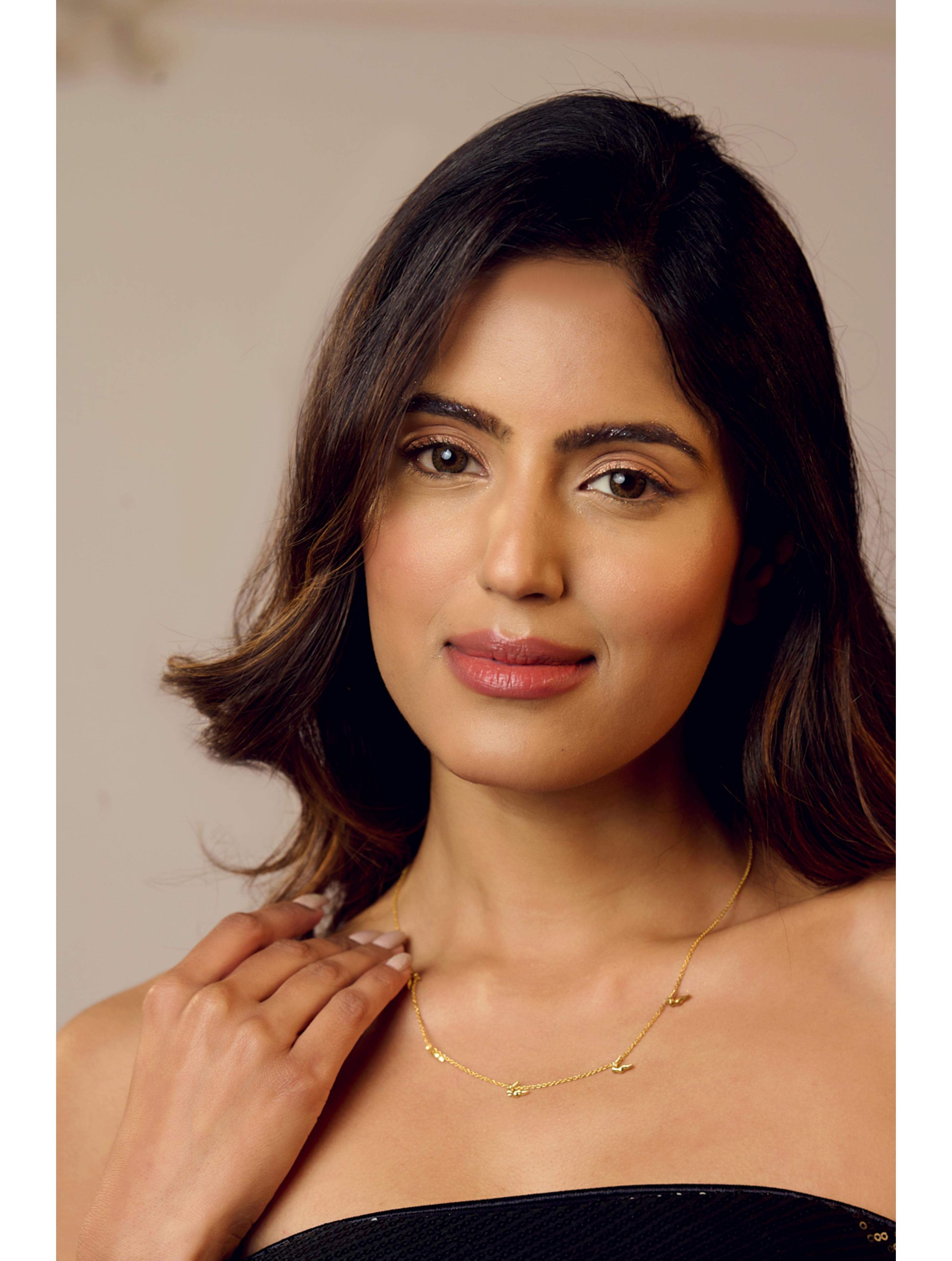 24K Gold-Plated Delicate Dove 925 Sterling Silver Necklace For Women