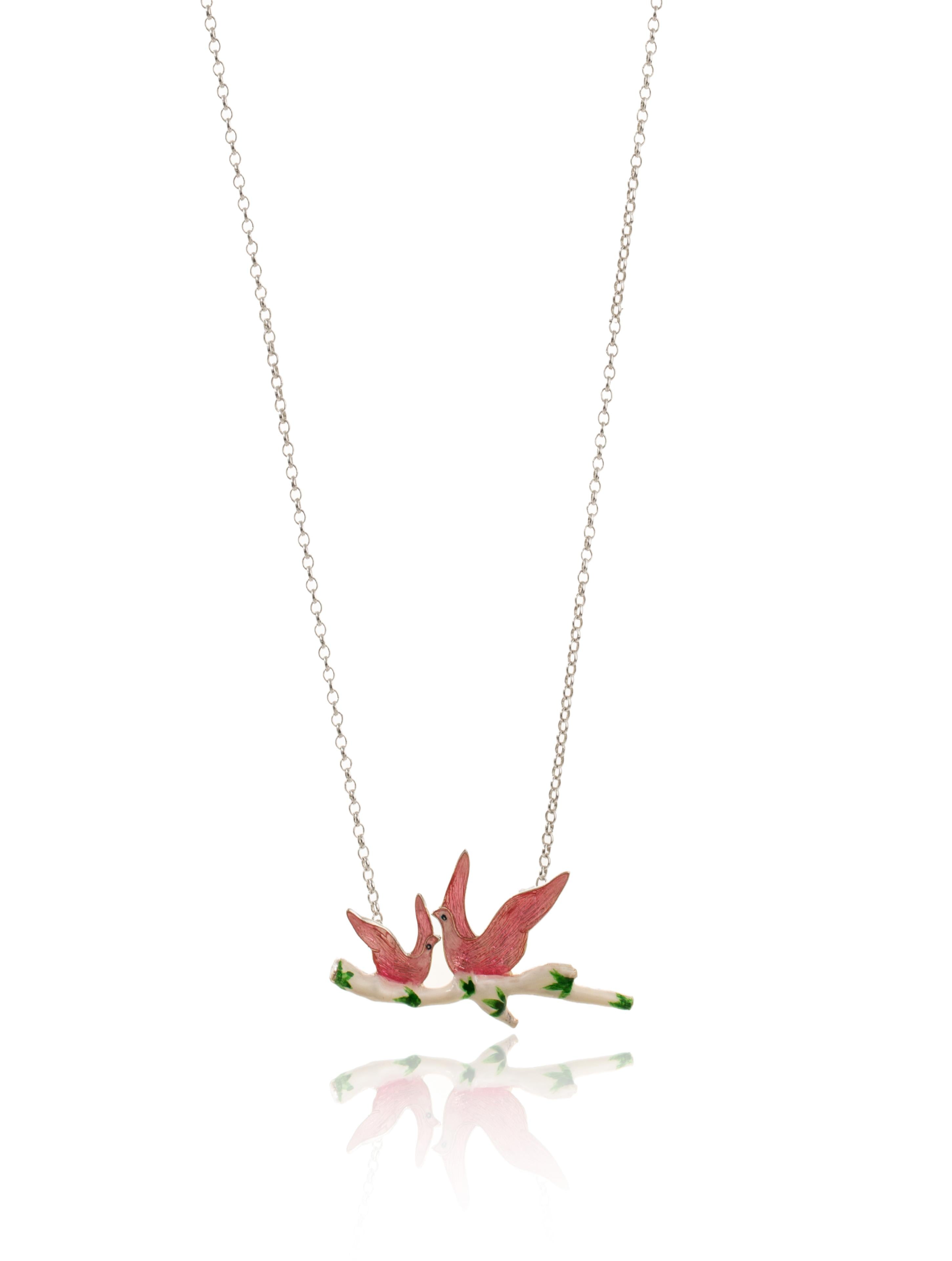 24K Gold-Plated Olive Branch 925 Sterling Silver Pendant For Women