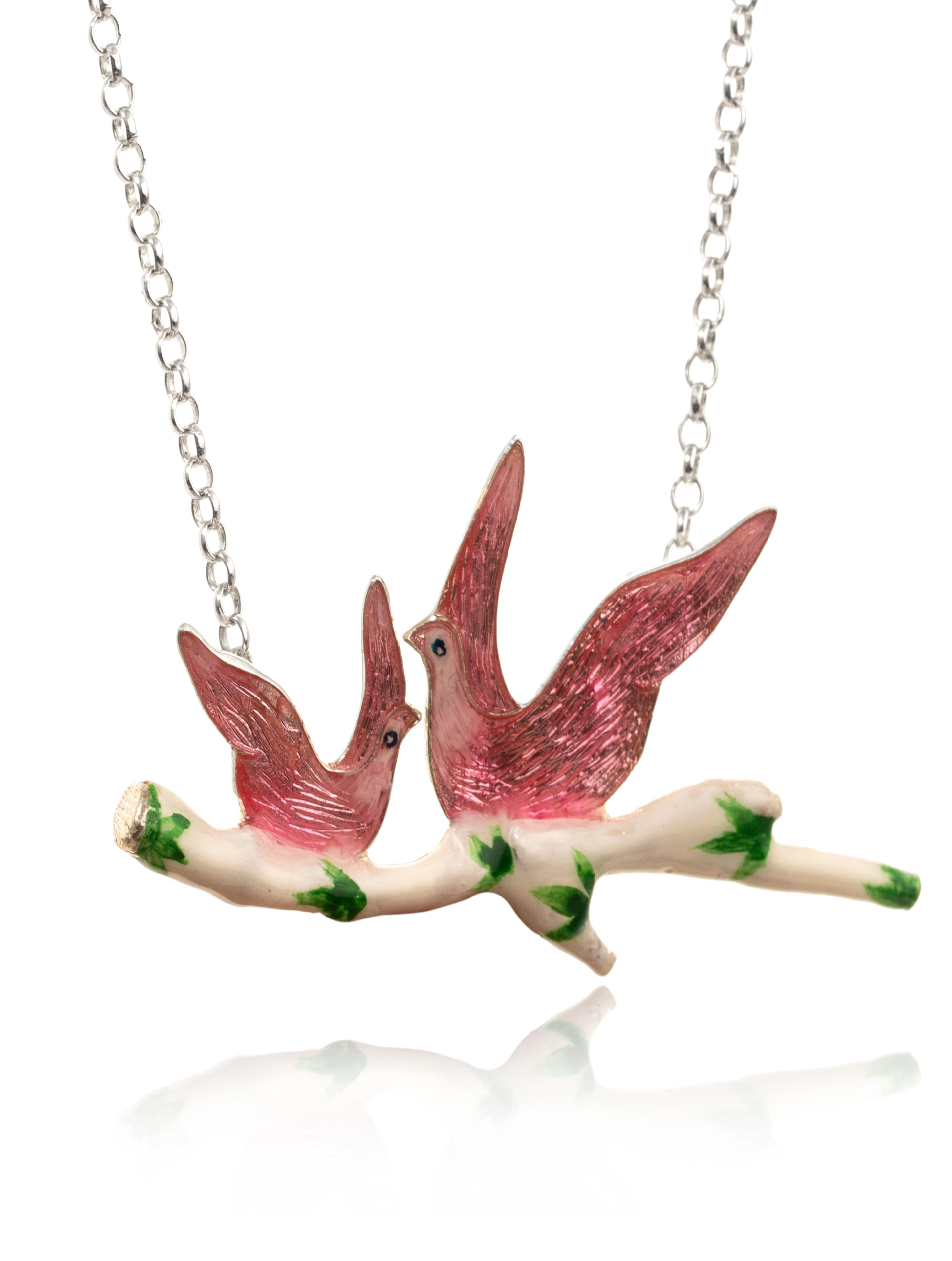 24K Gold-Plated Olive Branch 925 Sterling Silver Pendant For Women