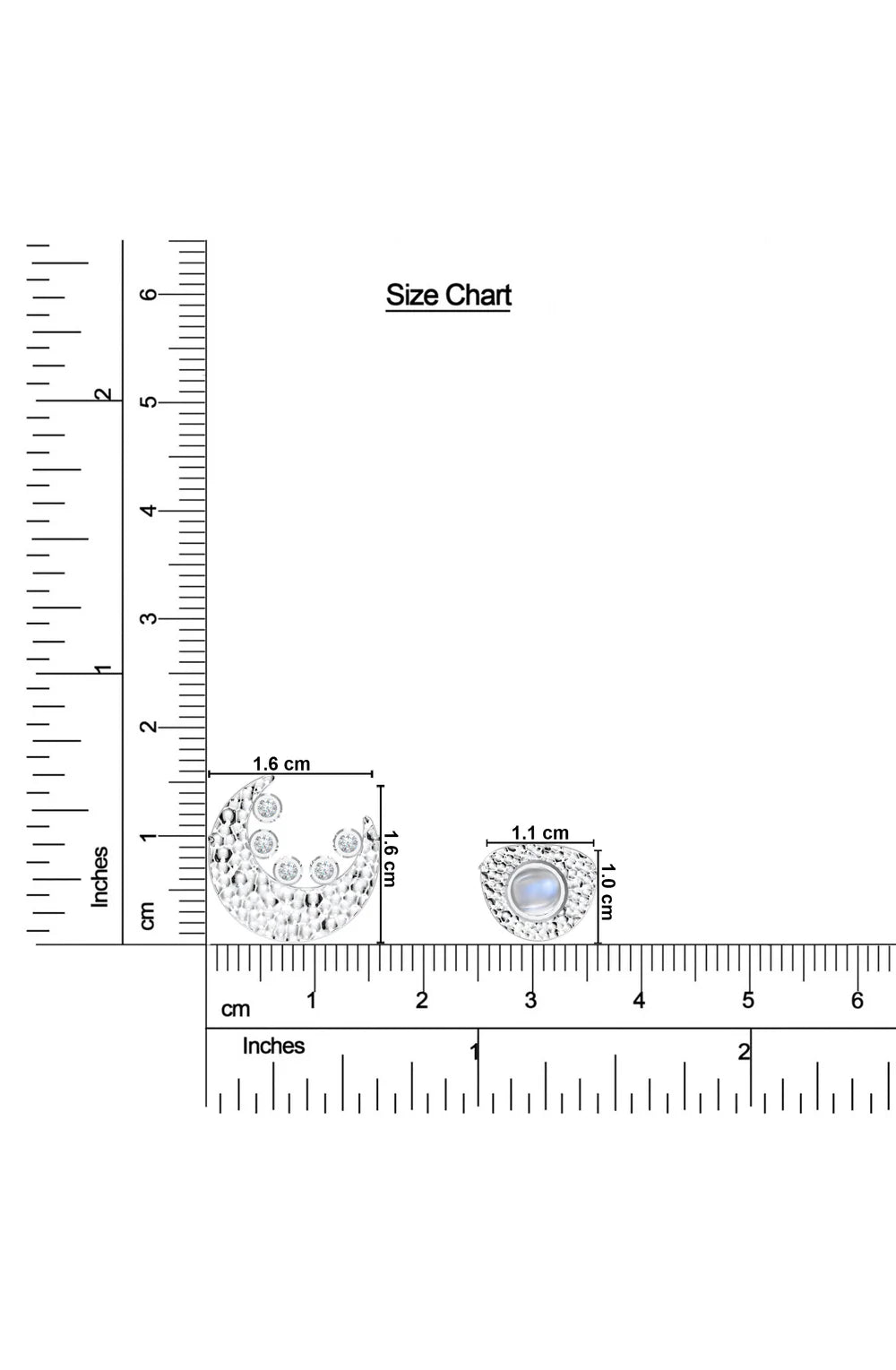 Textured Moon-Stone Pendant