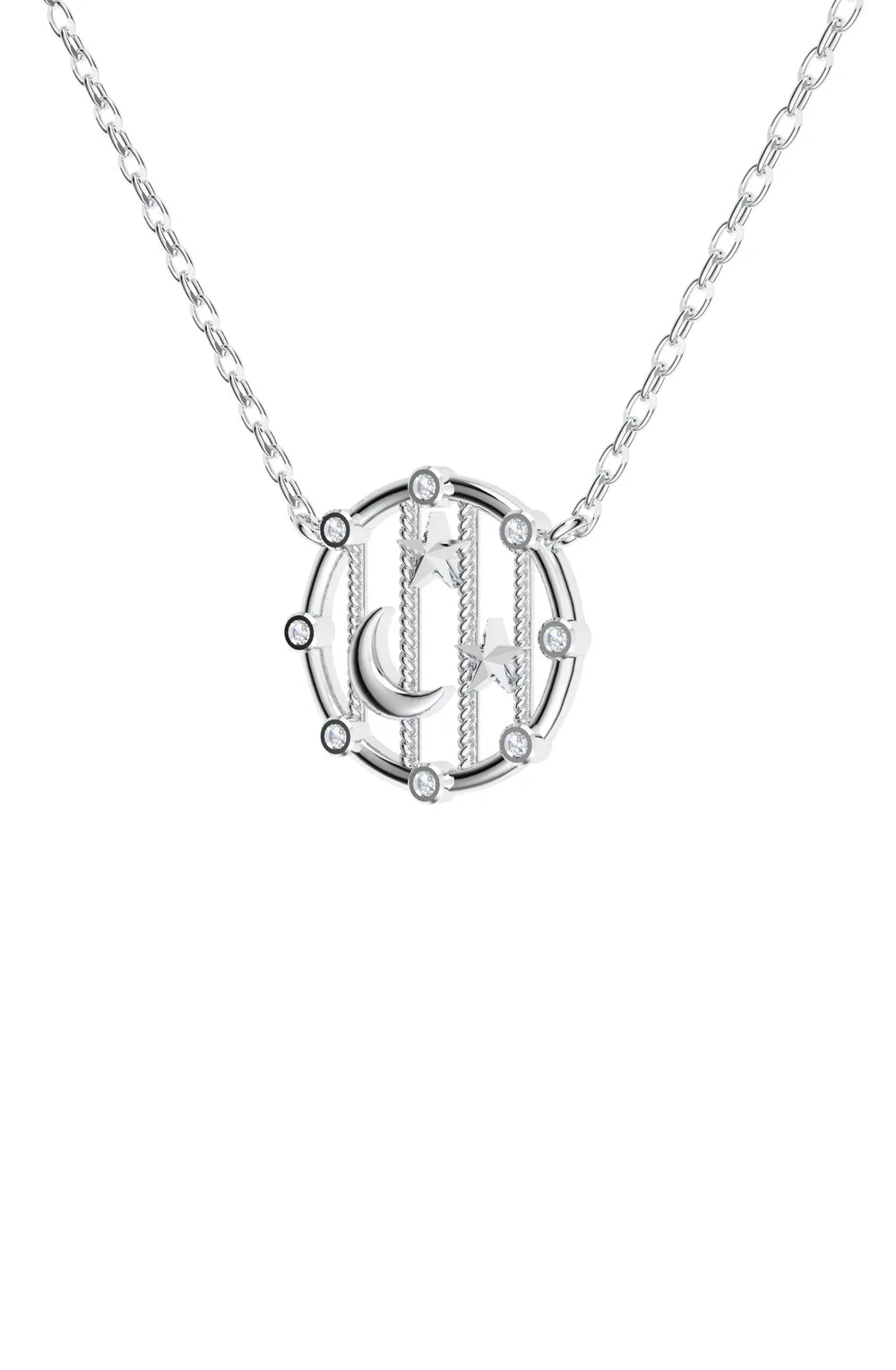 Circular Galaxy Pendant