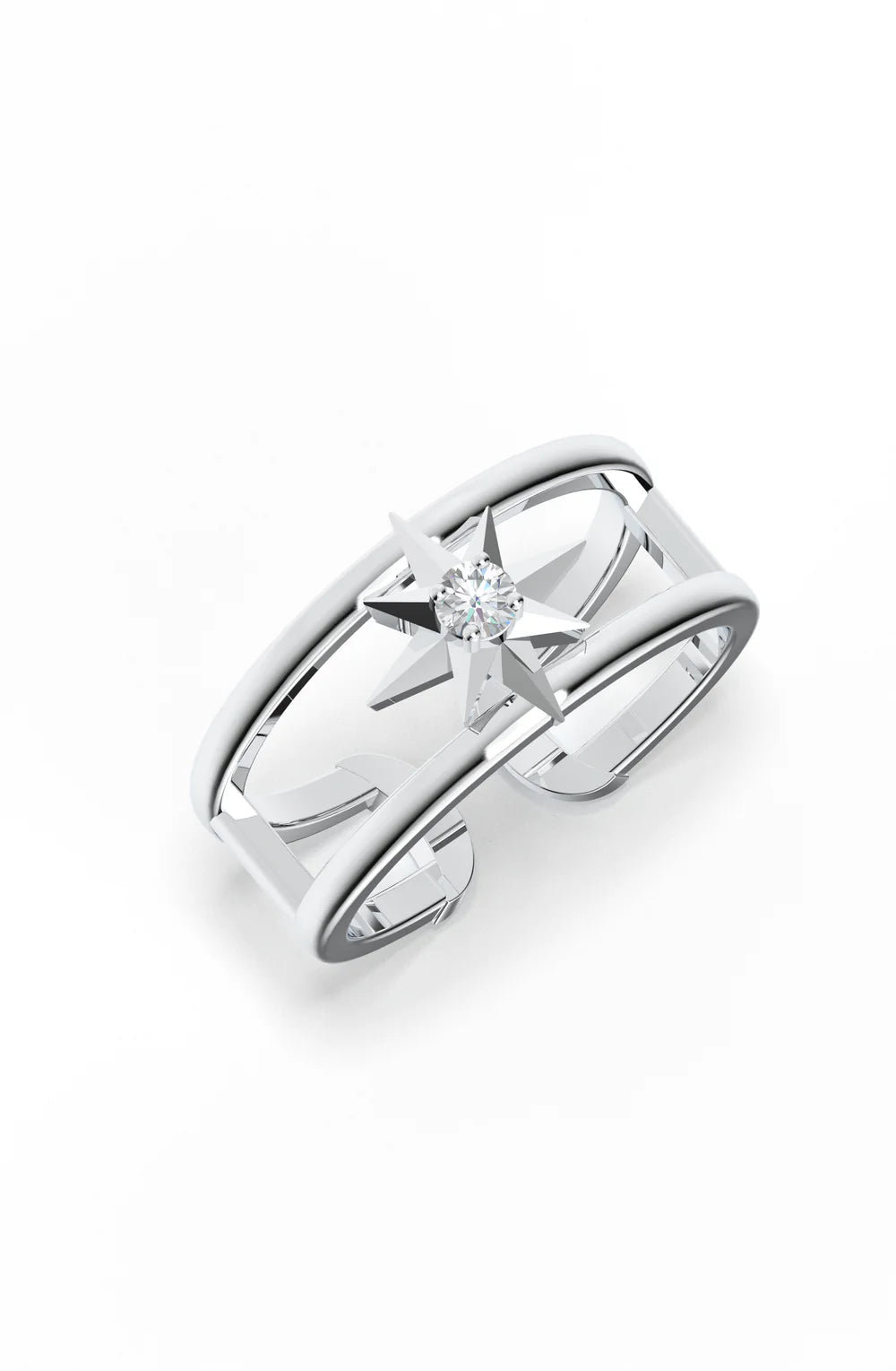 Bare Star Open Ring