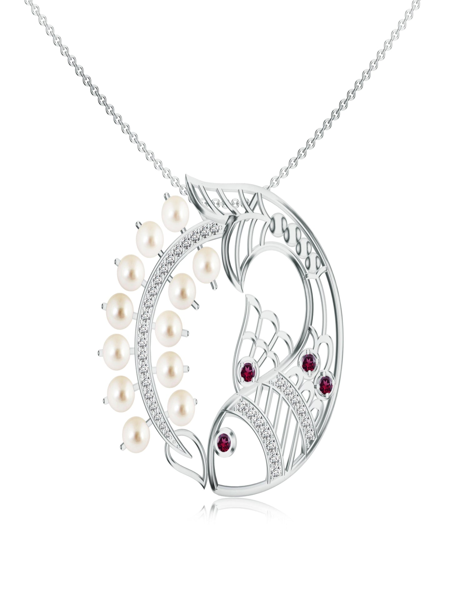 Fish Kalaras 925 Sterling Silver Pendant For Women