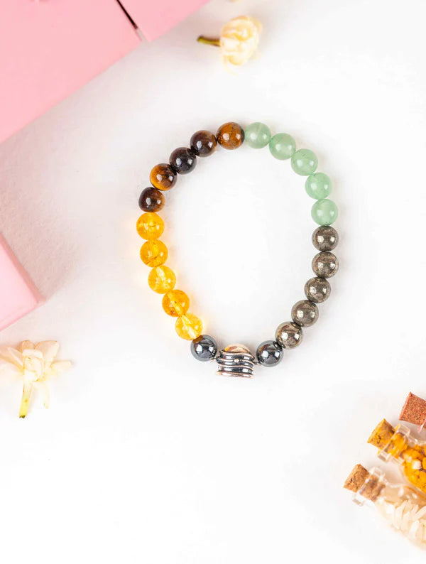 Sterling Silver Divine Shivaling Money Magnet Bracelet For Men