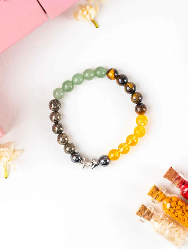 Sterling Silver Sagittarius Money Magnet Bracelet For Men