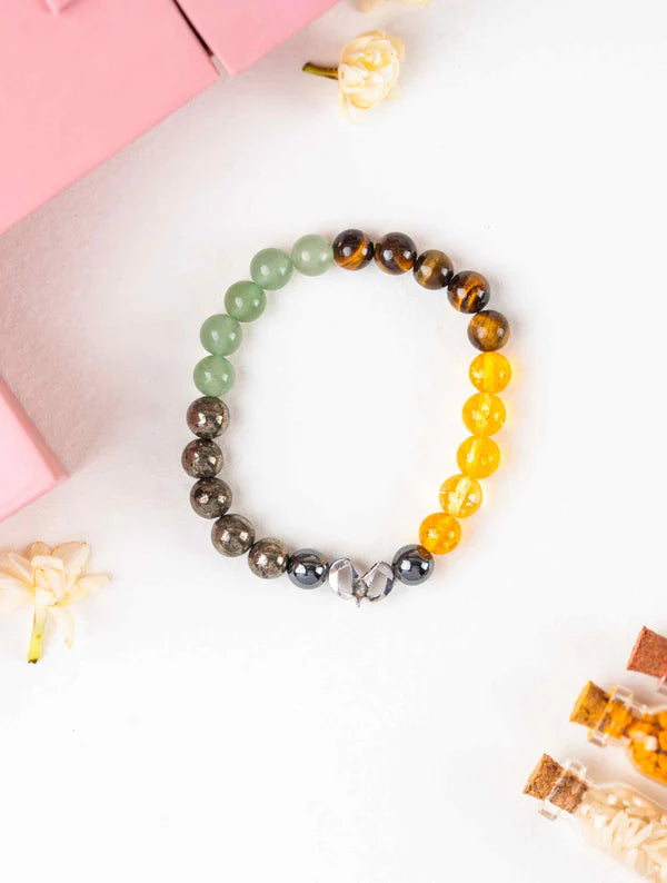 Sterling Silver Aries Money Magnet Bracelet For Men